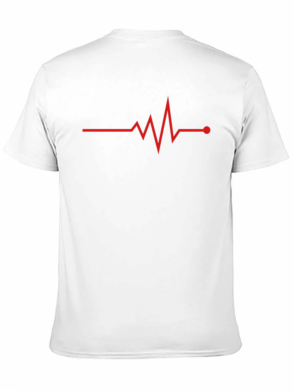 Heartbeat Graphic Black T-Shirt