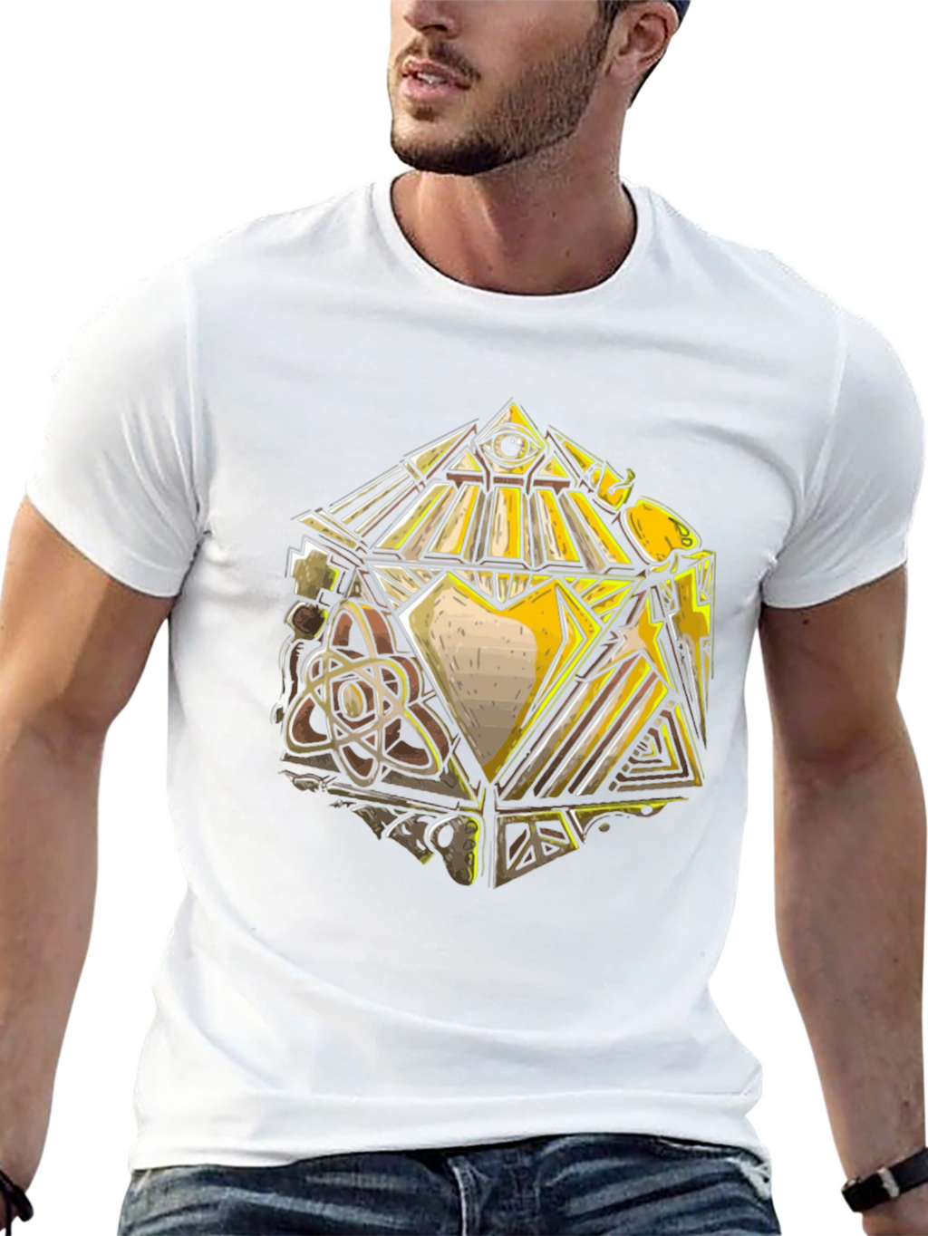 Symbol Graphic Tee -  Unique Design Shirt