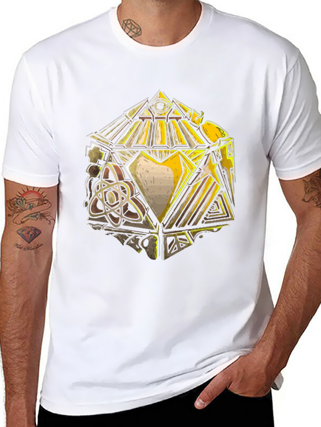 Symbol Graphic Tee -  Unique Design Shirt