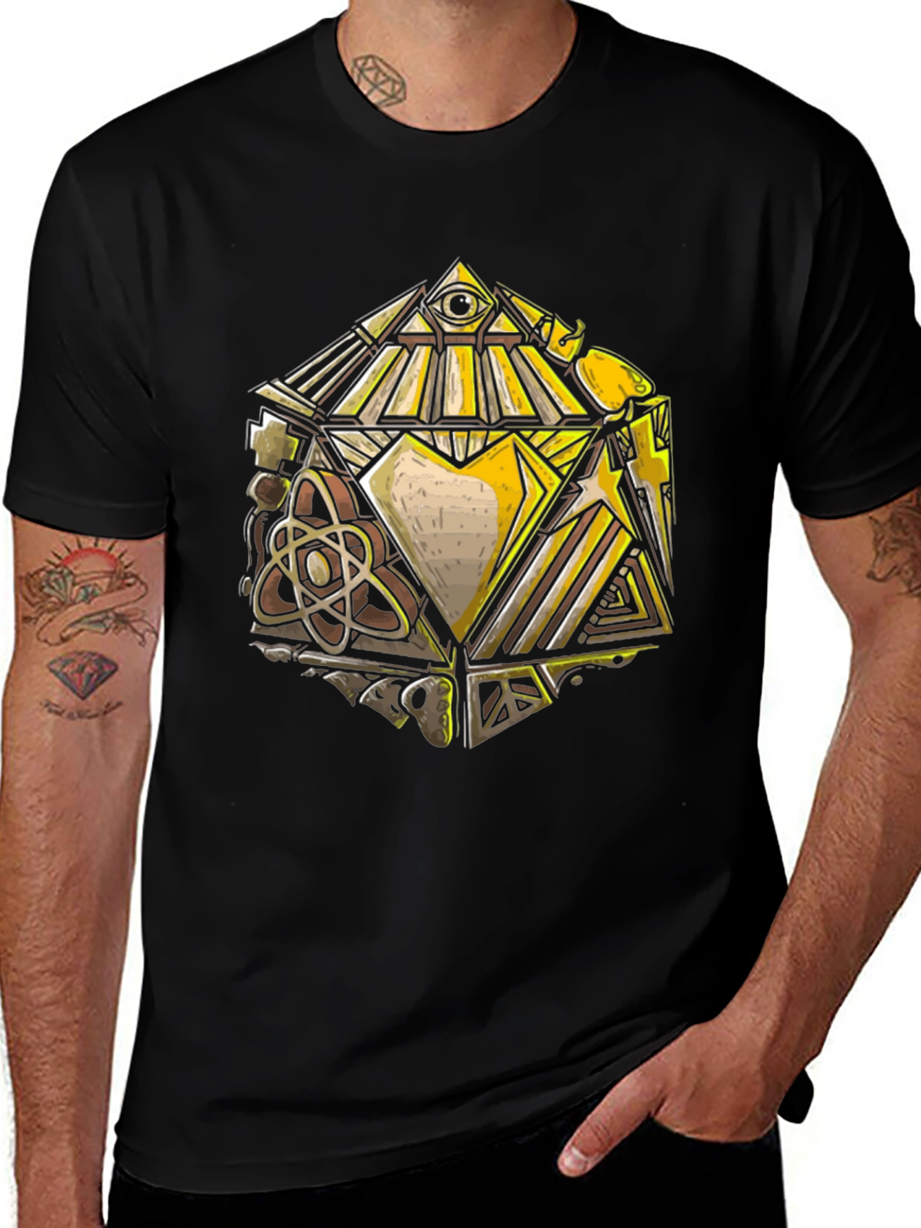 Symbol Graphic Tee -  Unique Design Shirt