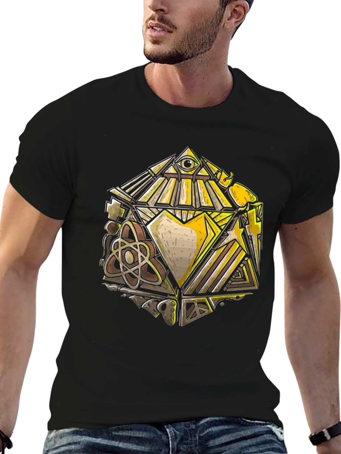 Symbol Graphic Tee -  Unique Design Shirt