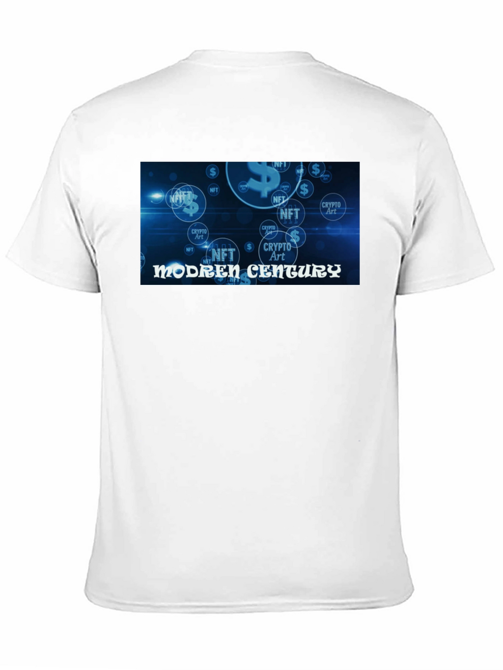 Modern Century Crypto Art NFT Black Tee