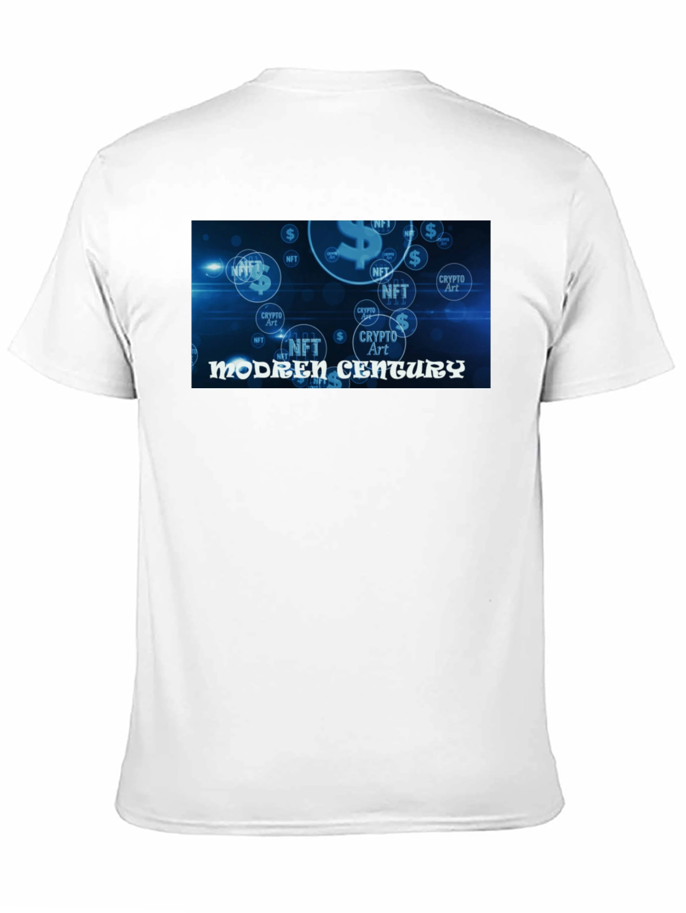 Modern Century Crypto Art NFT Black Tee