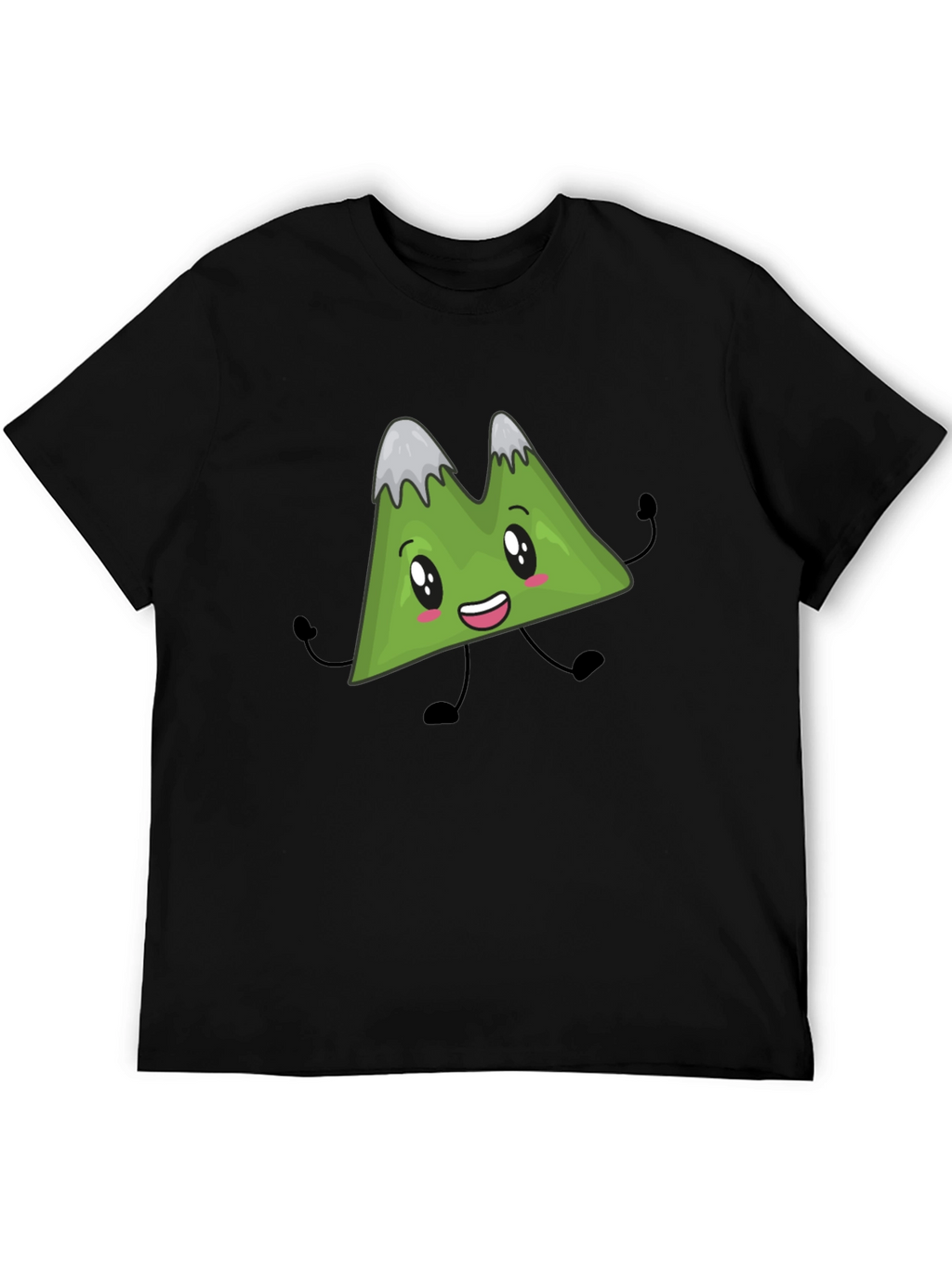 Cartoon Mountain T-Shirt - Fun Graphic Tee