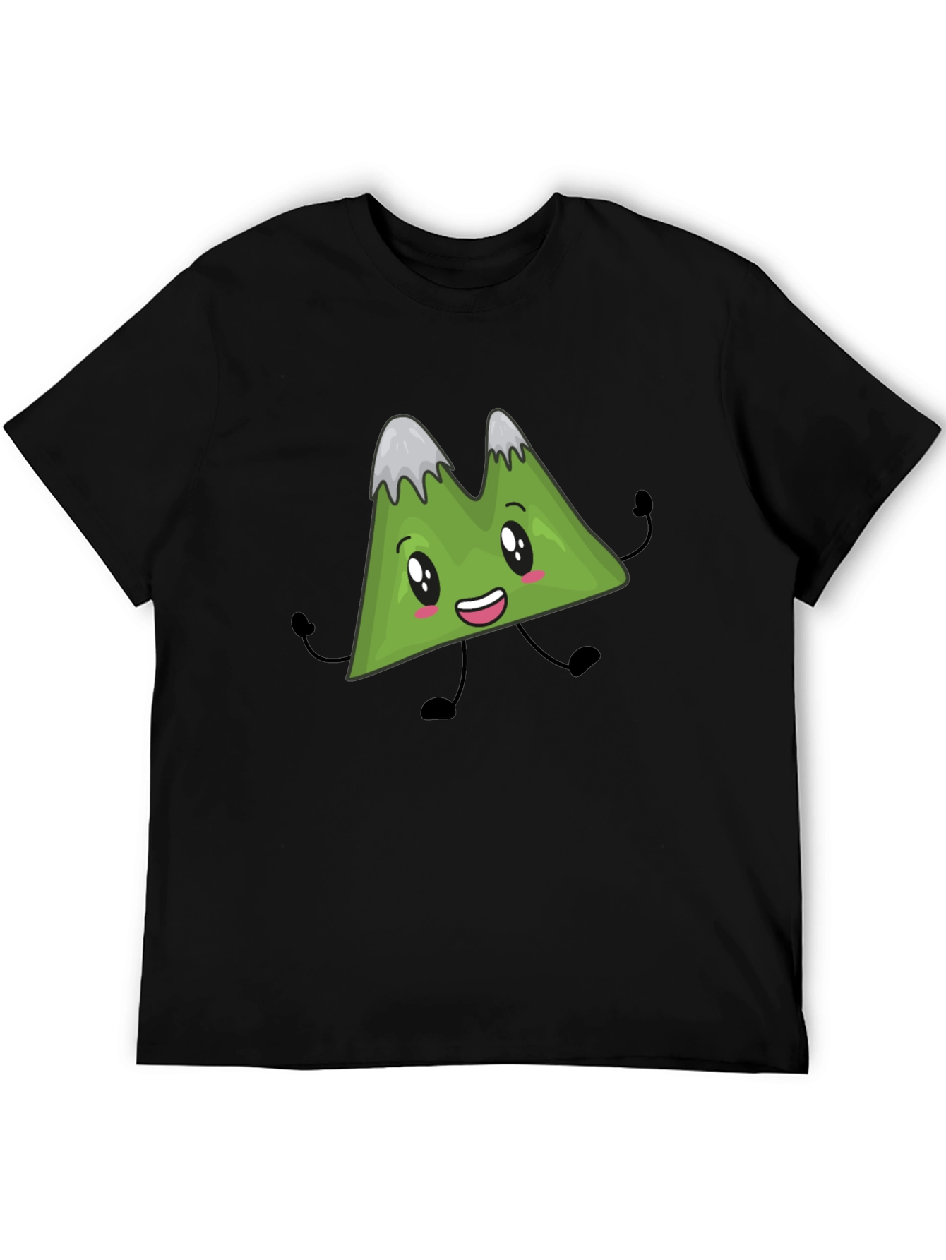 Cartoon Mountain T-Shirt - Fun Graphic Tee