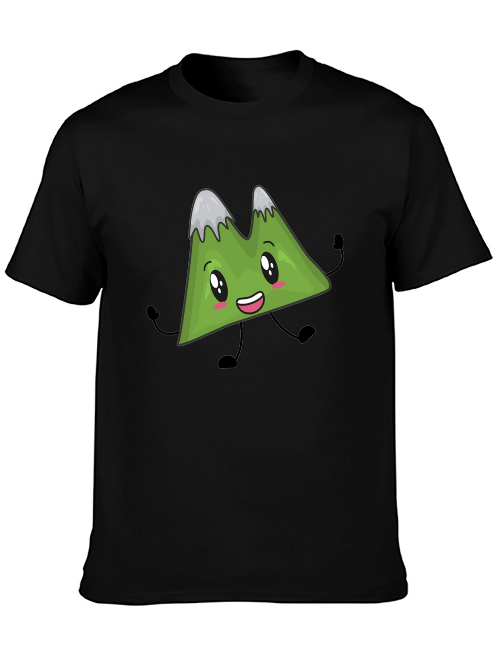 Cartoon Mountain T-Shirt - Fun Graphic Tee