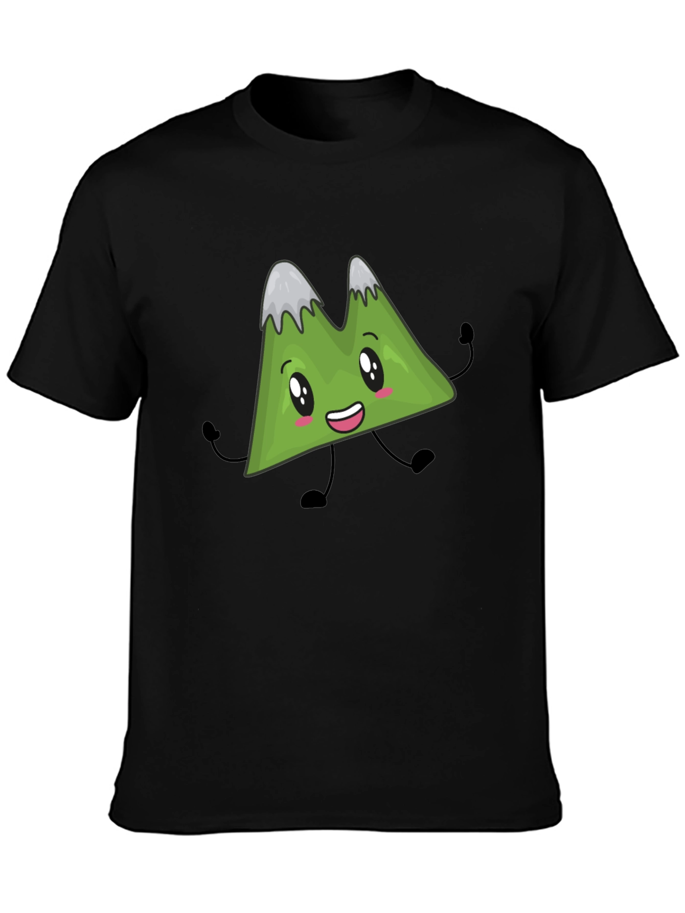 Cartoon Mountain T-Shirt - Fun Graphic Tee