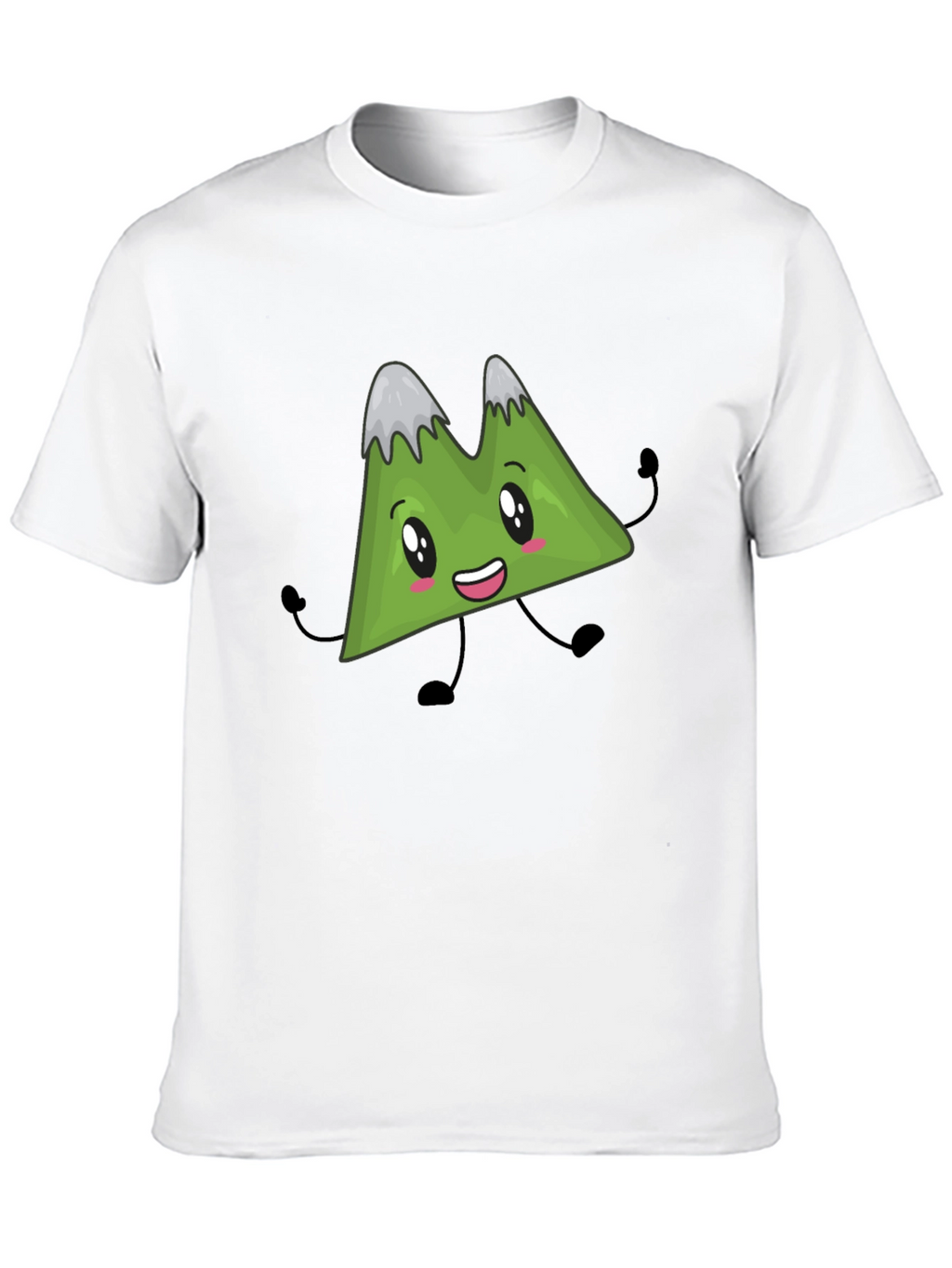Cartoon Mountain T-Shirt - Fun Graphic Tee