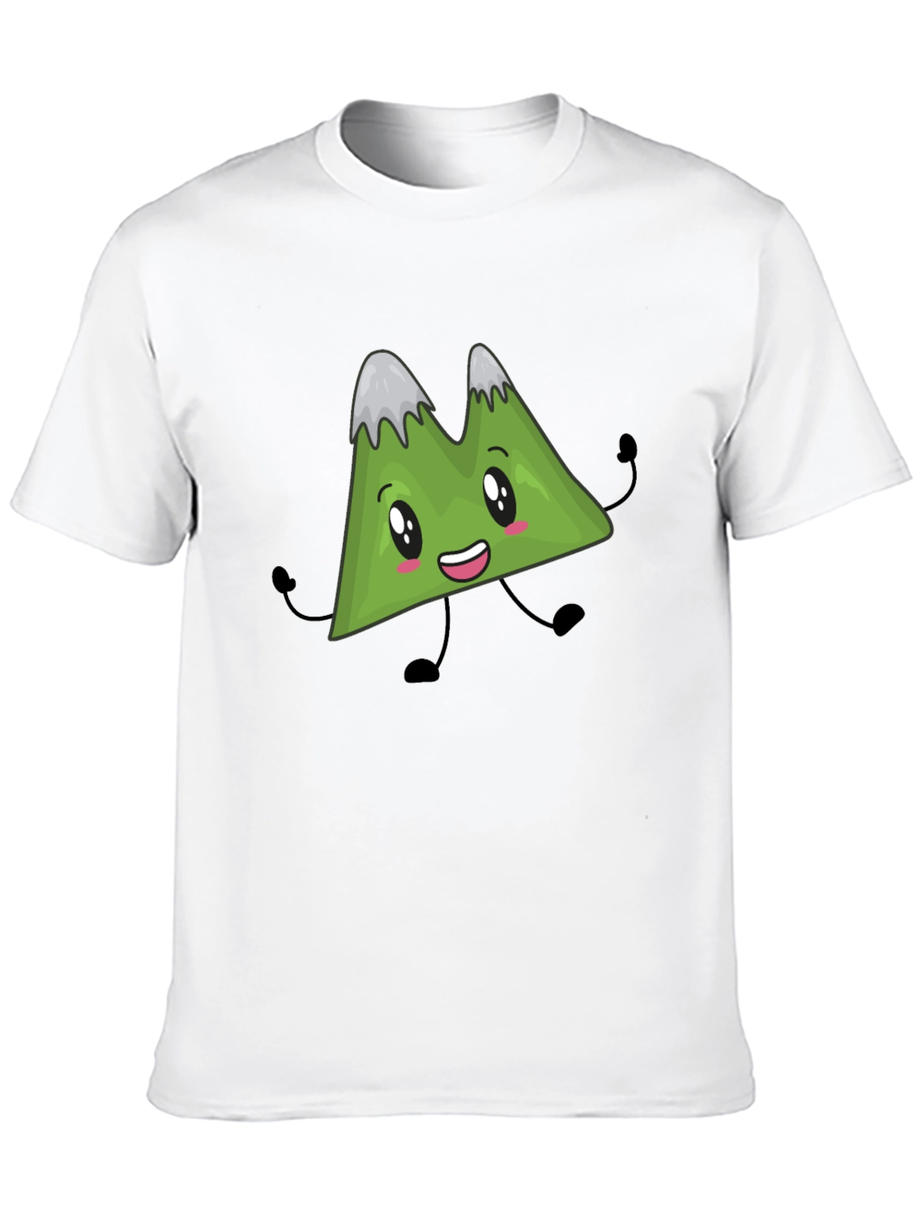 Cartoon Mountain T-Shirt - Fun Graphic Tee