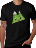 Cartoon Mountain T-Shirt - Fun Graphic Tee