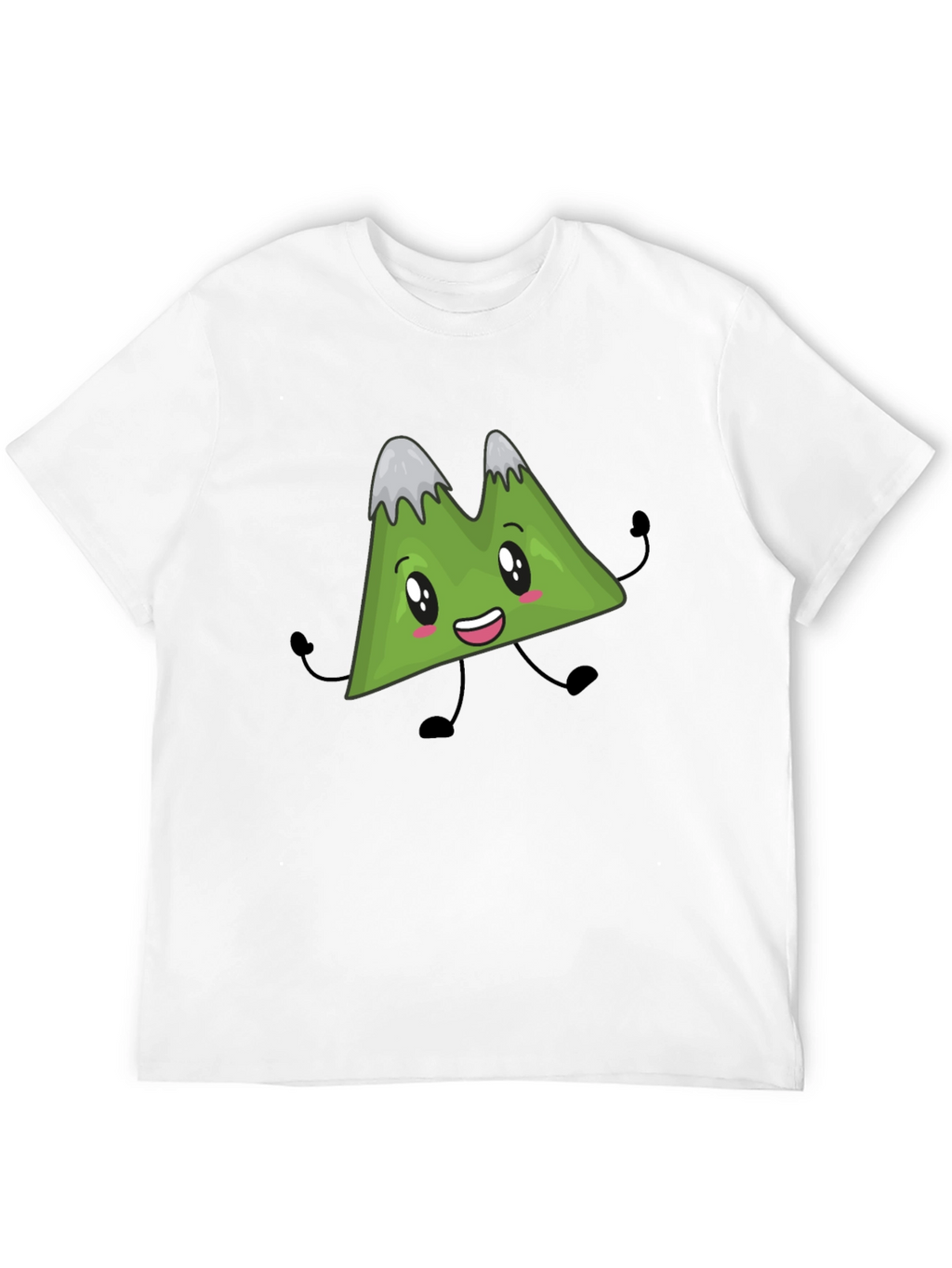 Cartoon Mountain T-Shirt - Fun Graphic Tee