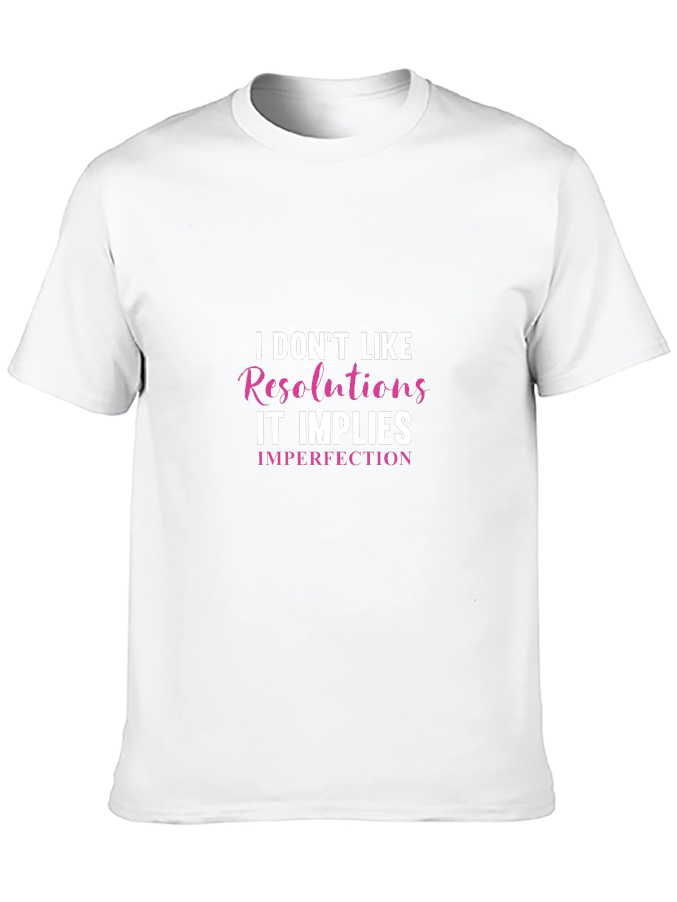 Funny Resolutions Graphic T-Shirt