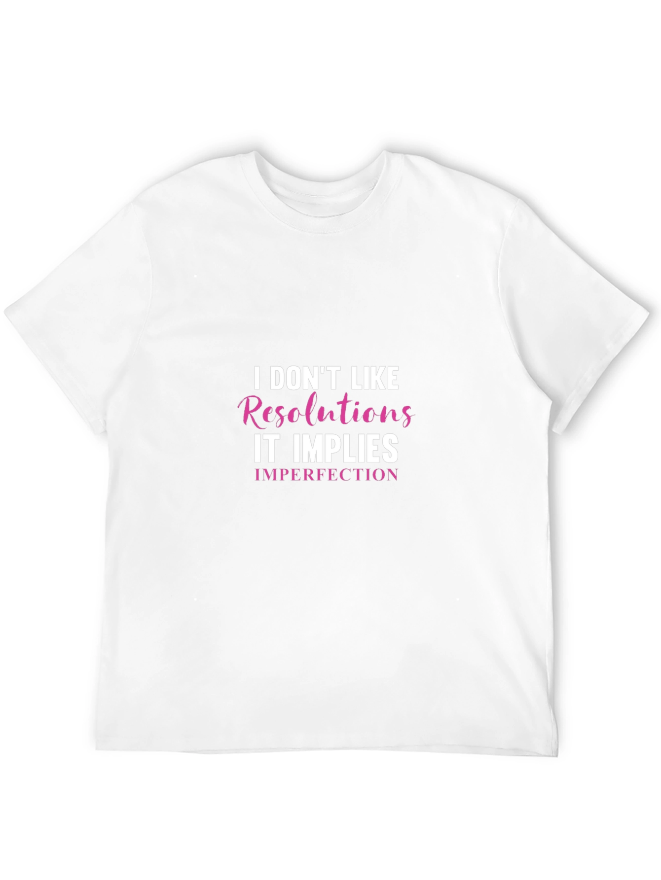 Funny Resolutions Graphic T-Shirt