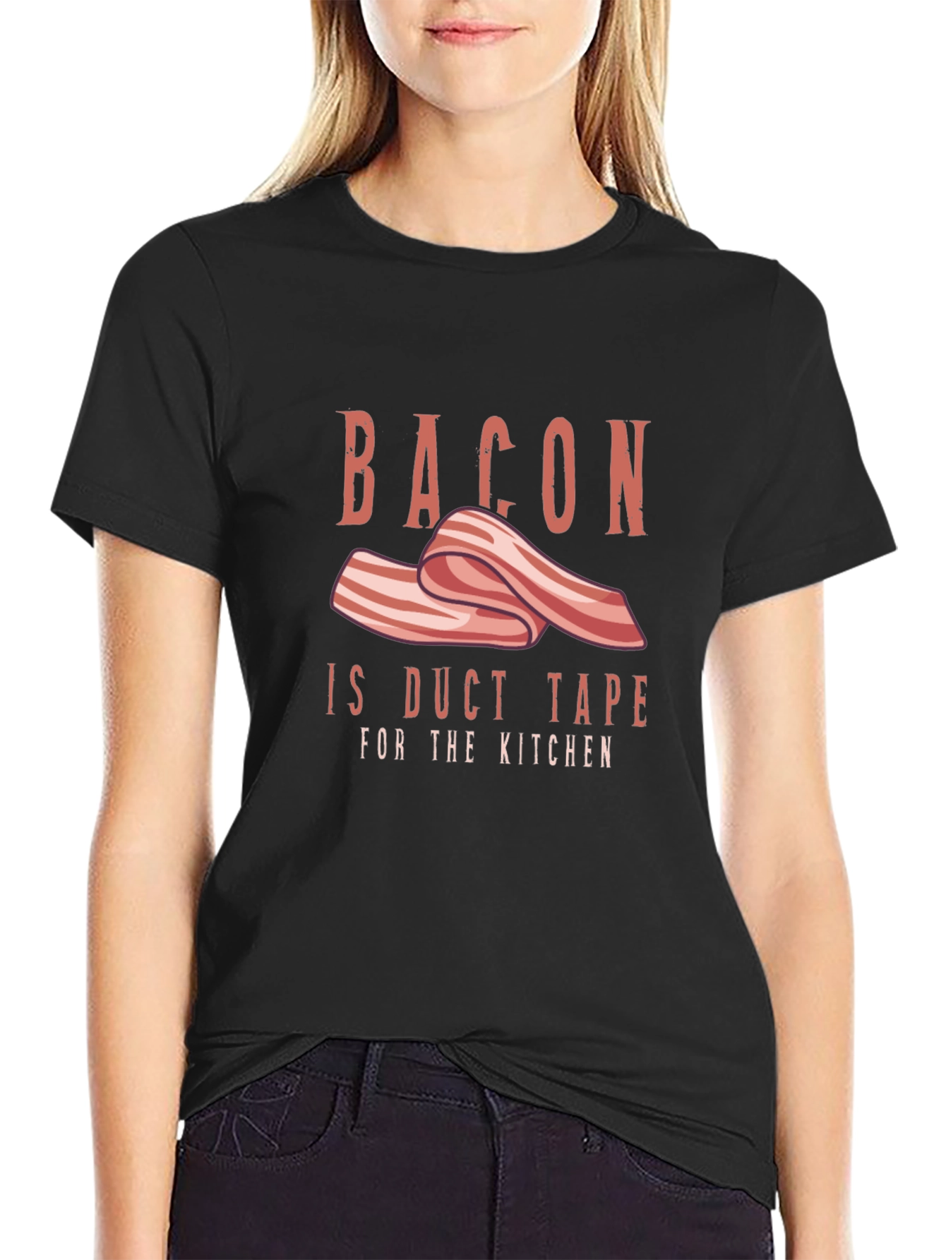 Bacon Duct Tape Kitchen T-Shirt