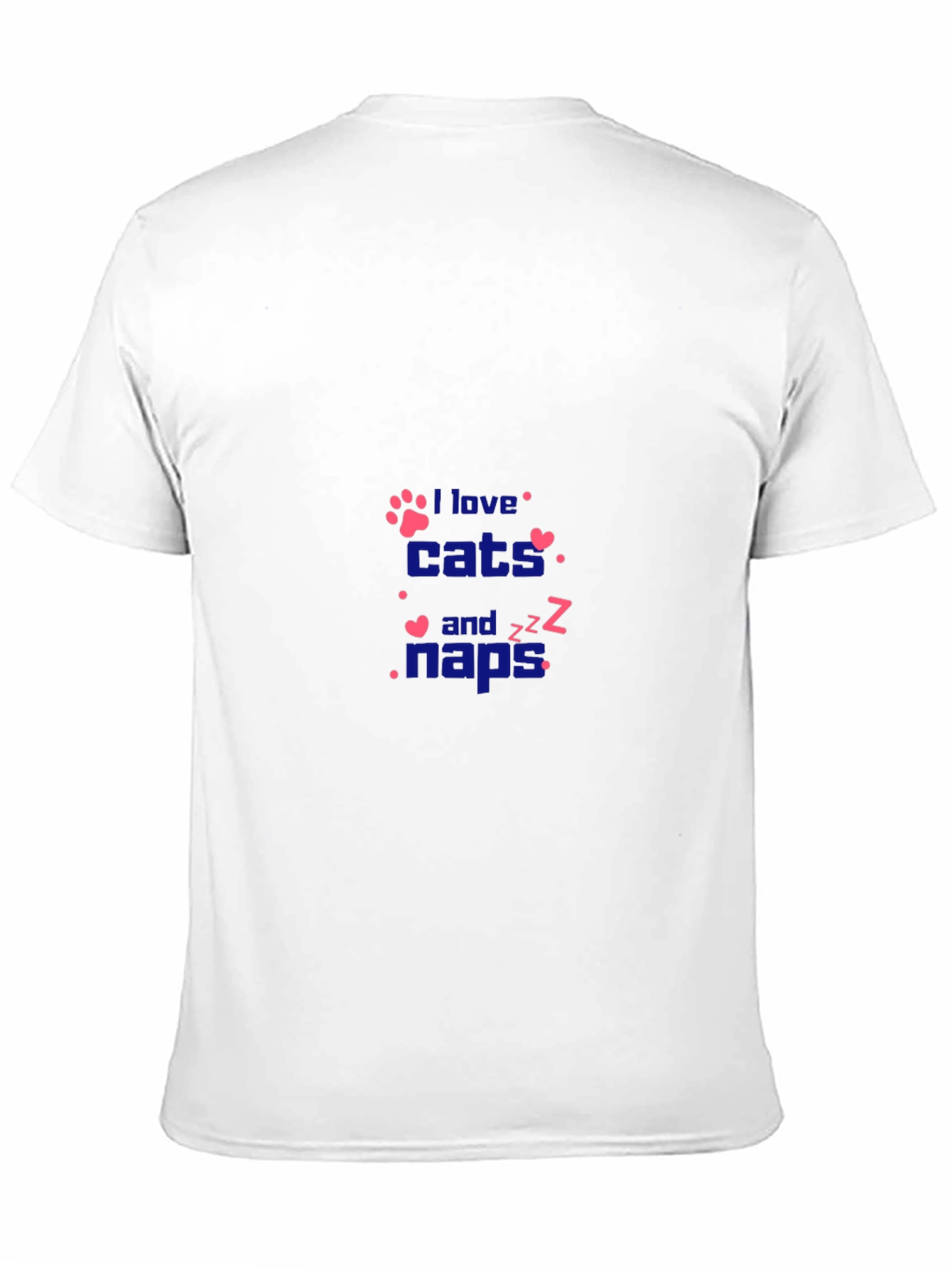 I Love Cats and Naps Graphic Tee - Black