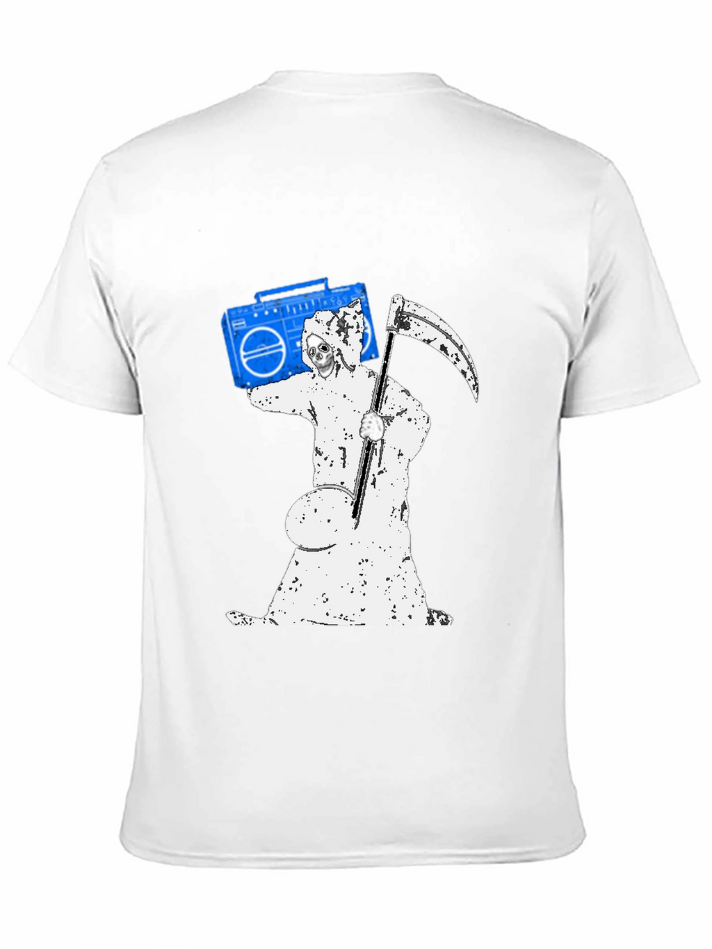 Grim Reaper Boombox Graphic T-Shirt