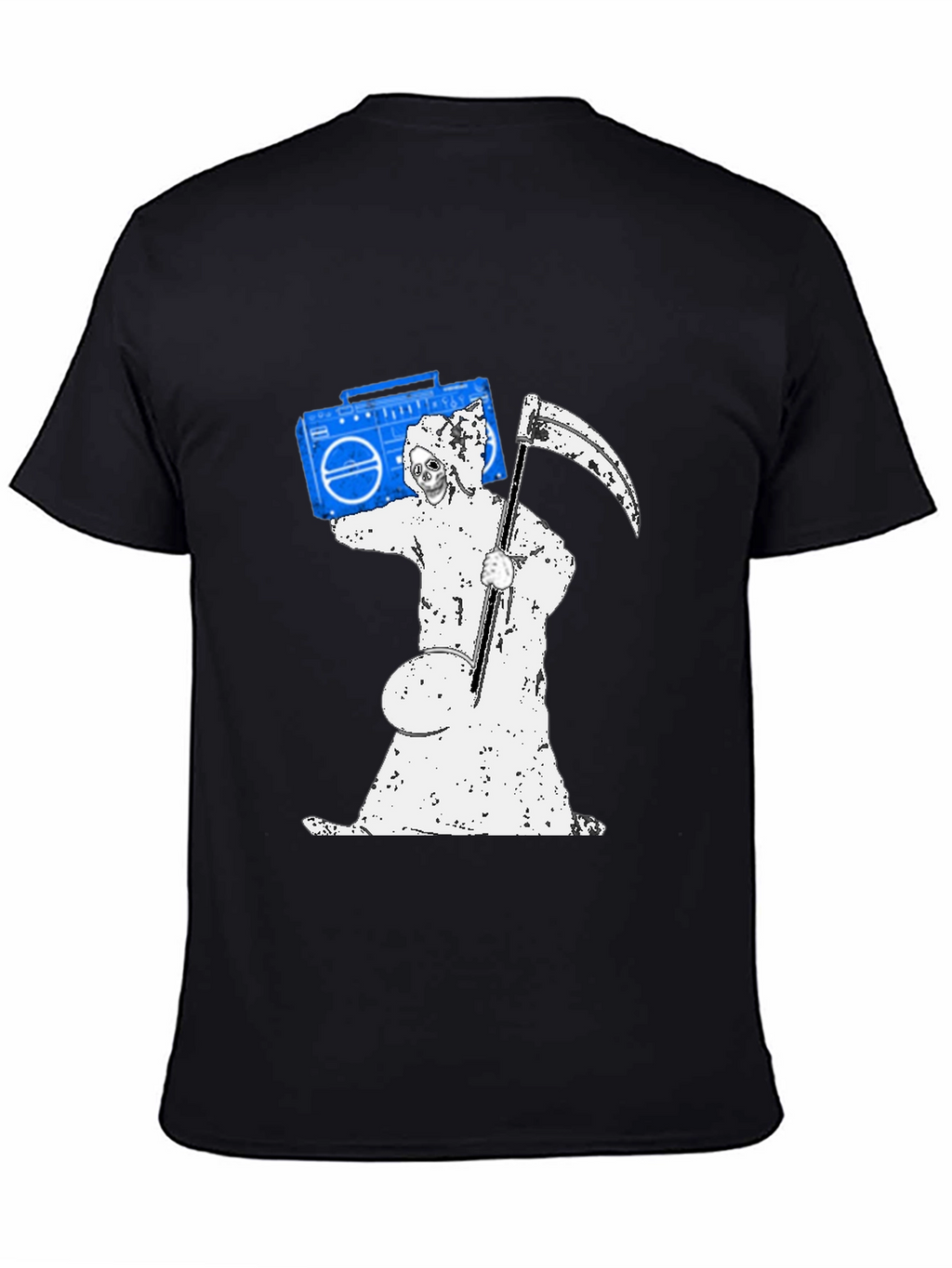 Grim Reaper Boombox Graphic T-Shirt