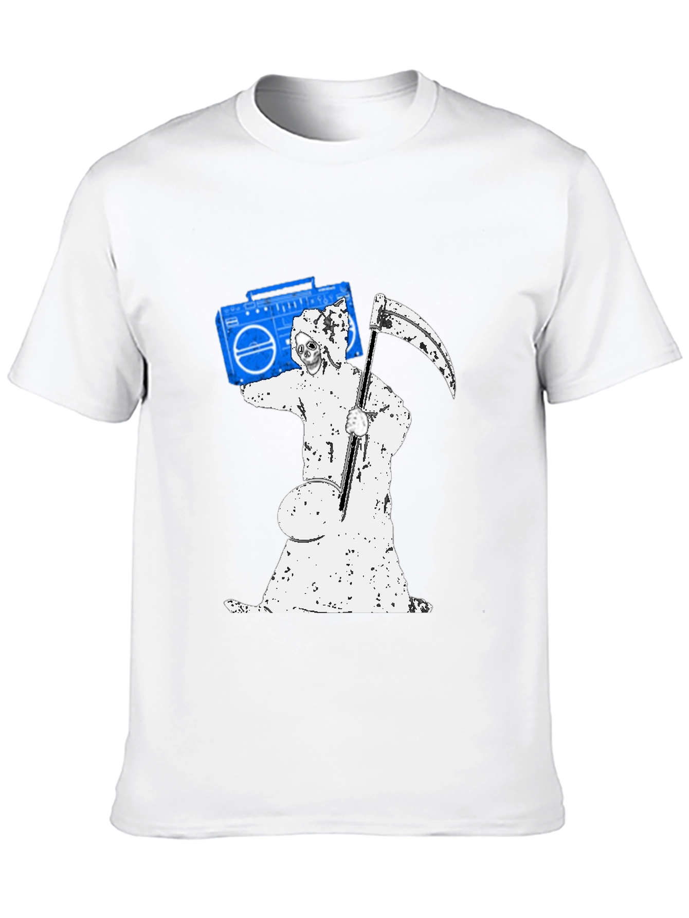 Grim Reaper Boombox Graphic T-Shirt