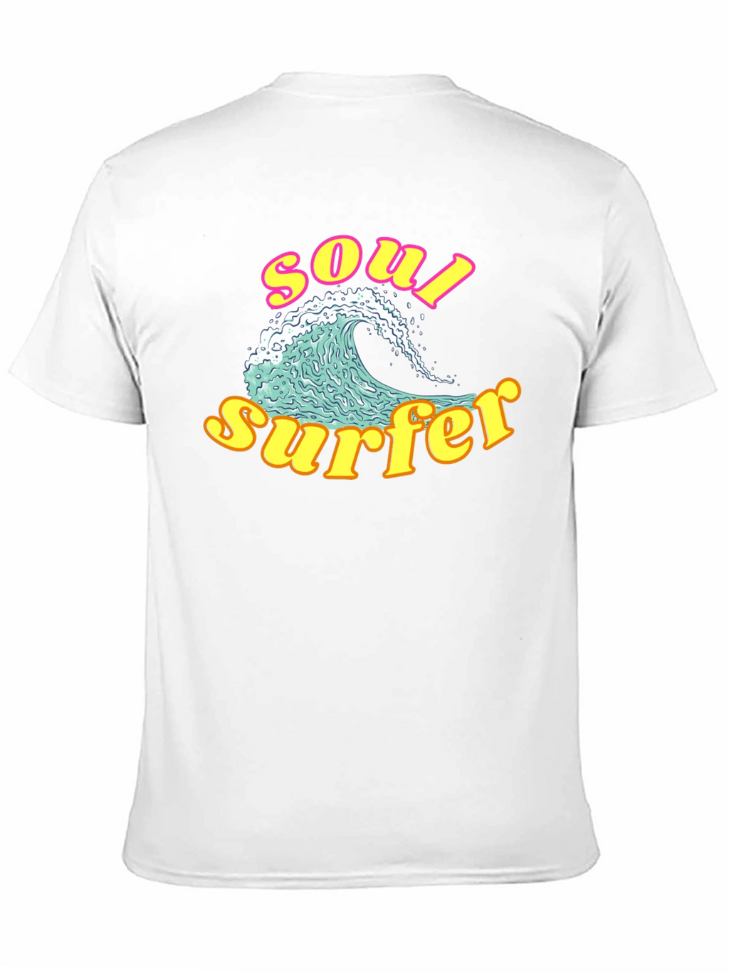 Soul Surfer Graphic Tee - Retro Wave Design