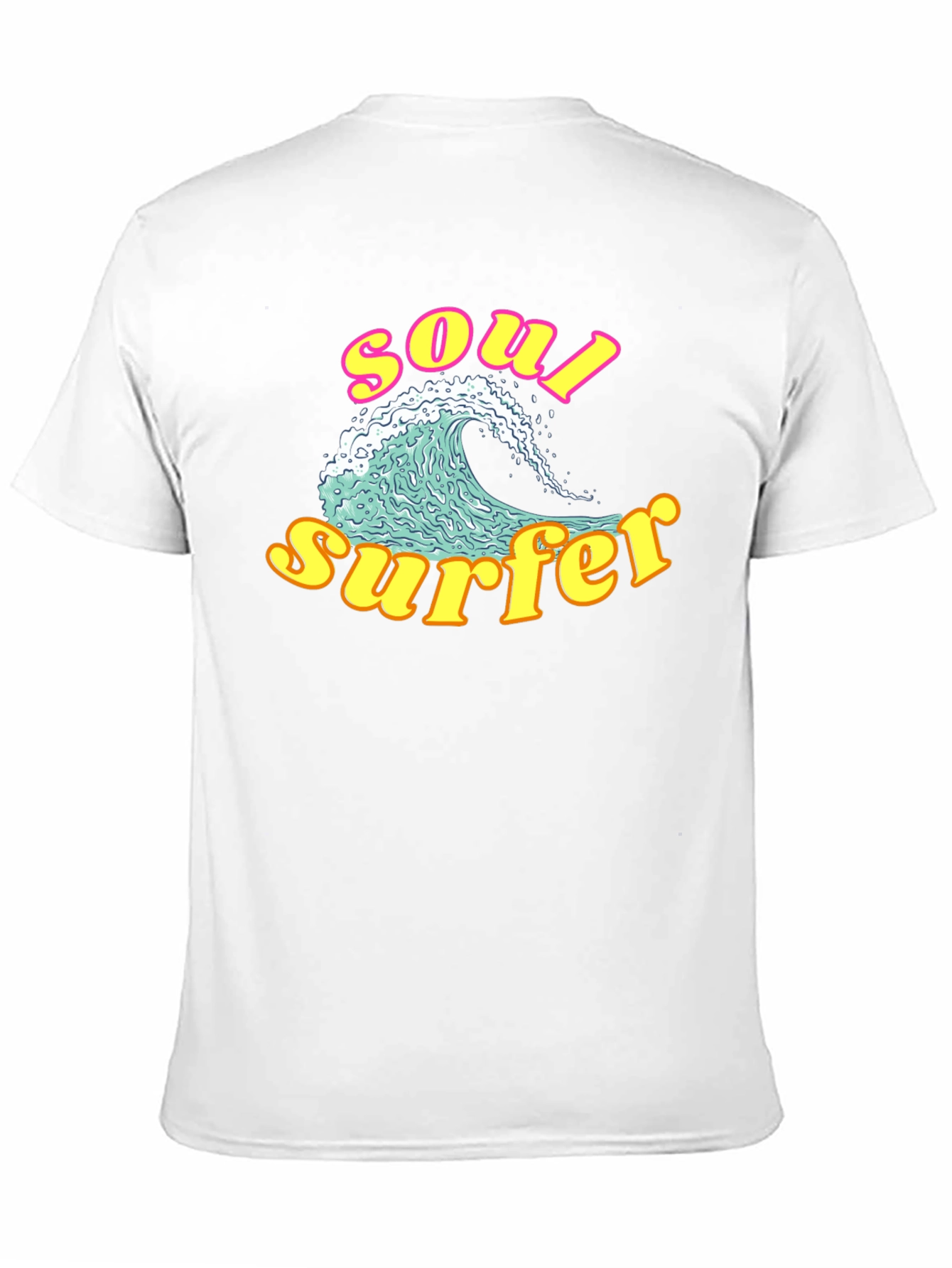Soul Surfer Graphic Tee - Retro Wave Design