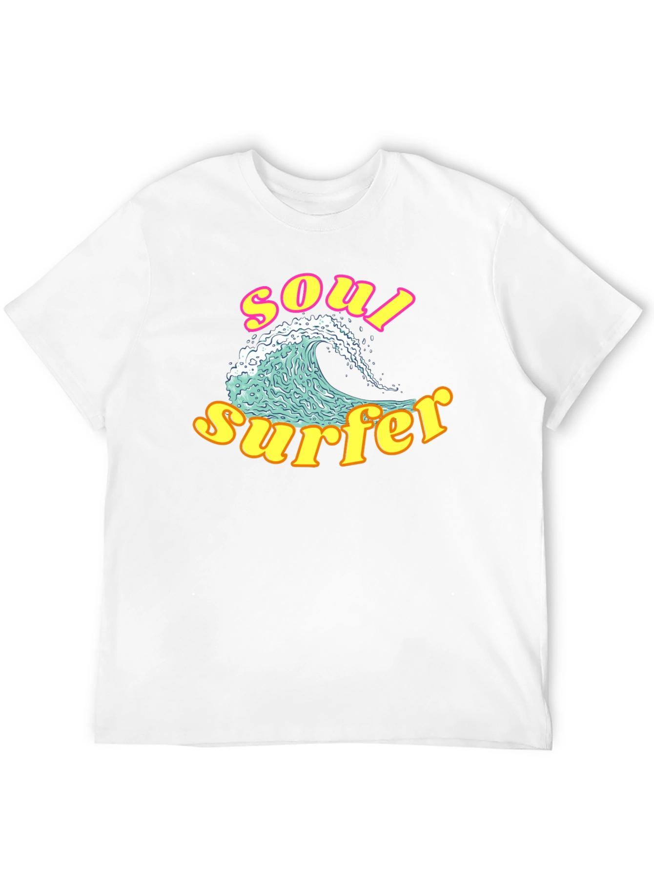 Soul Surfer Graphic Tee - Retro Wave Design