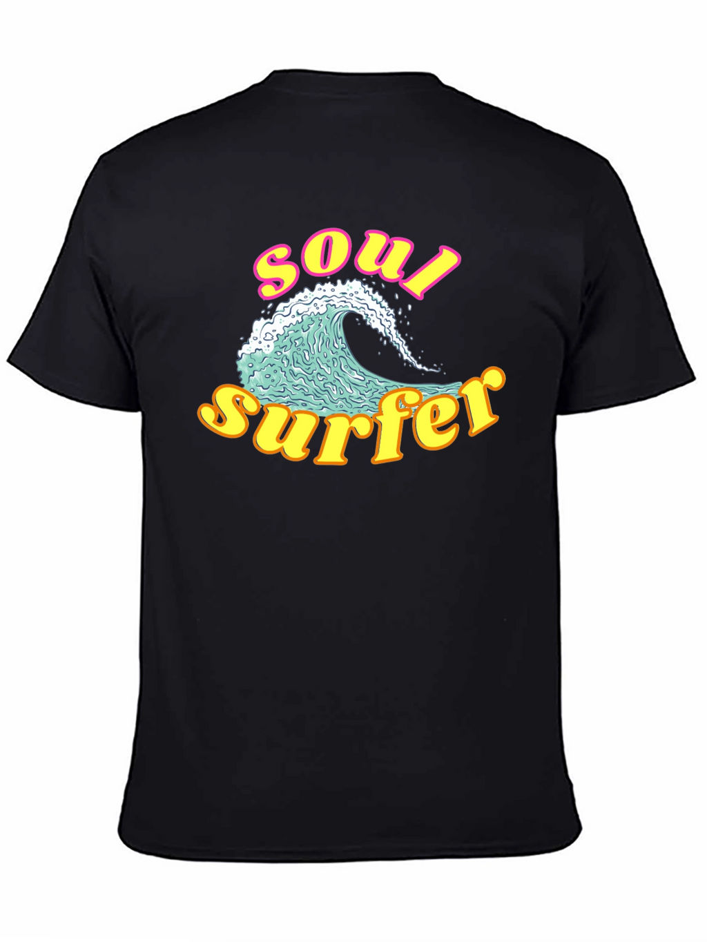 Soul Surfer Graphic Tee - Retro Wave Design