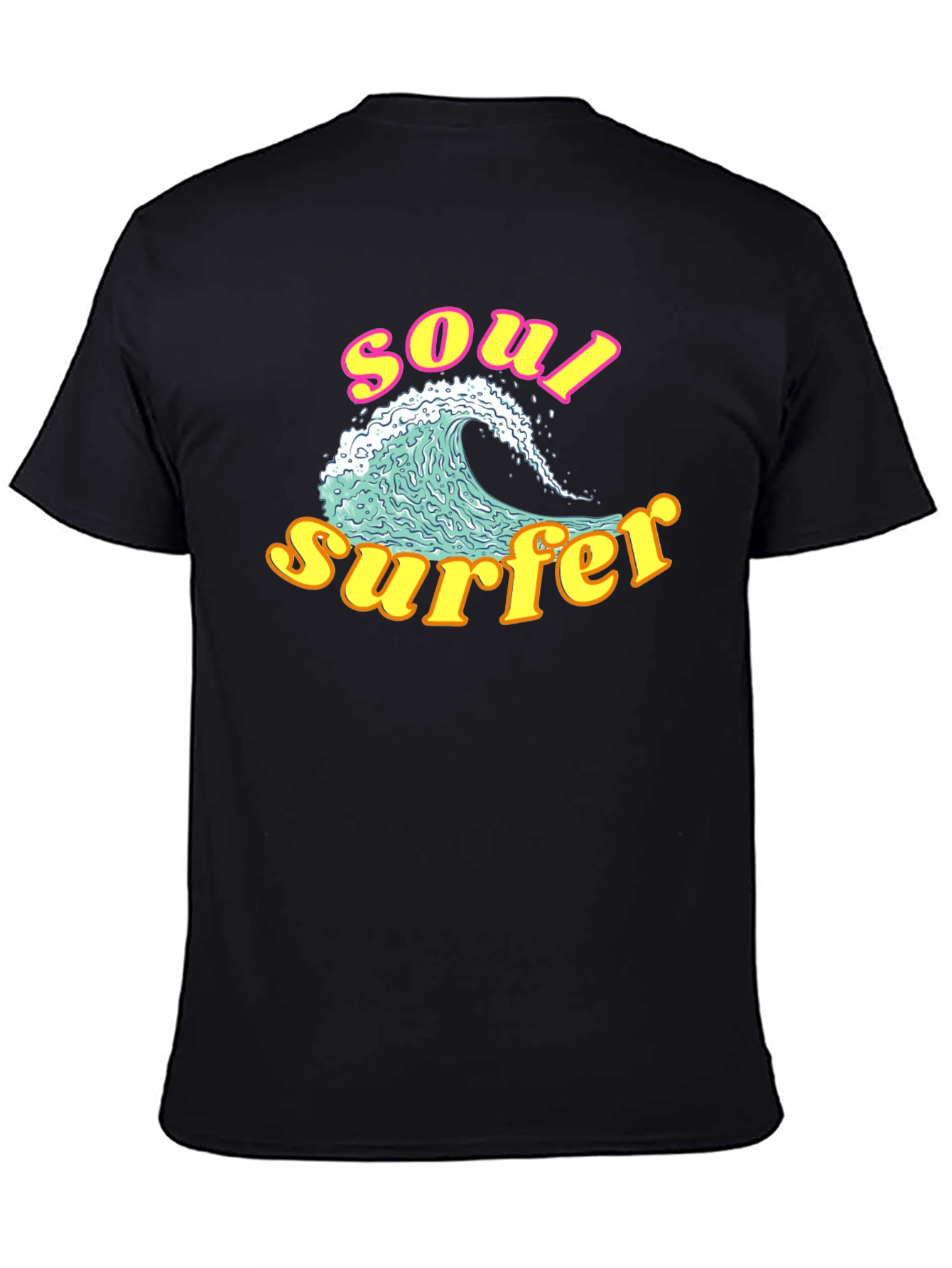 Soul Surfer Graphic Tee - Retro Wave Design