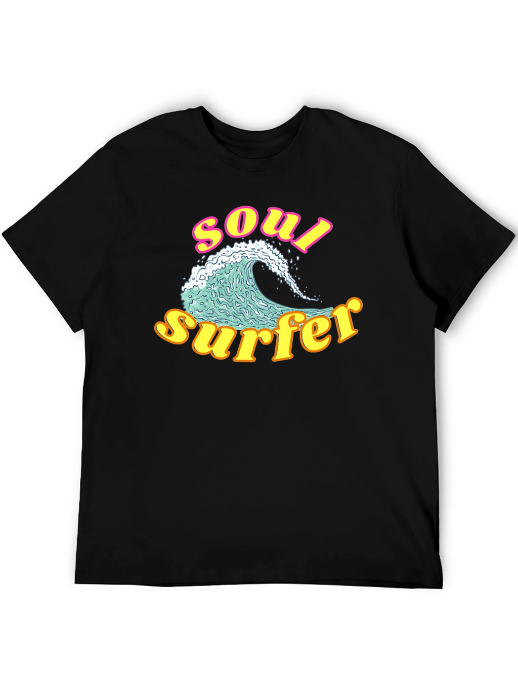 Soul Surfer Graphic Tee - Retro Wave Design