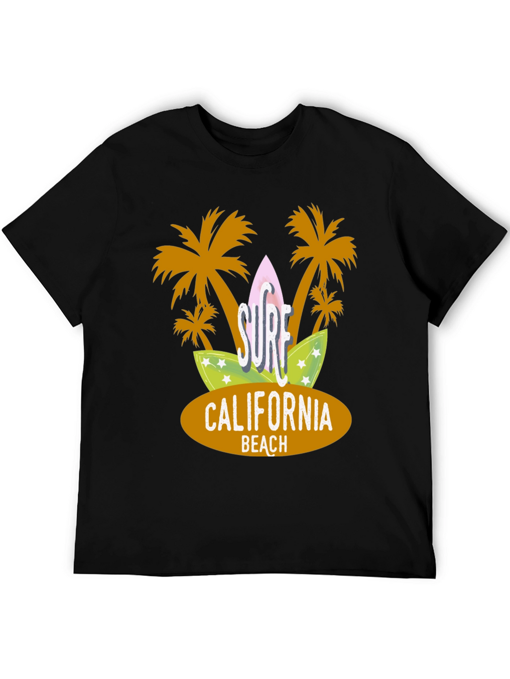 Surf California Beach Graphic Tee