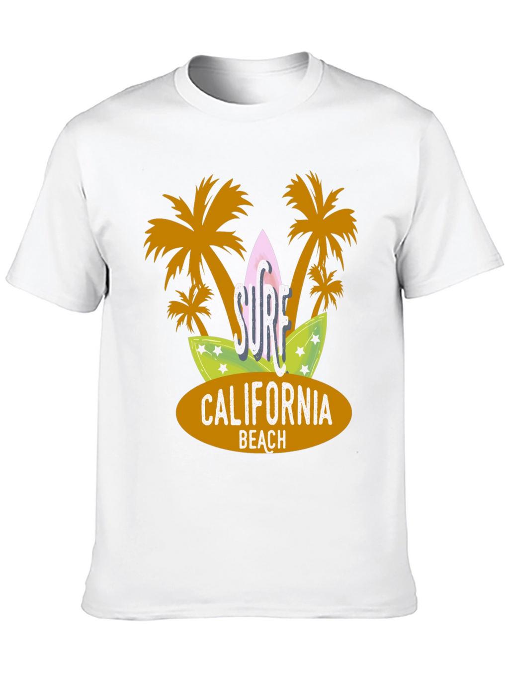 Surf California Beach Graphic Tee