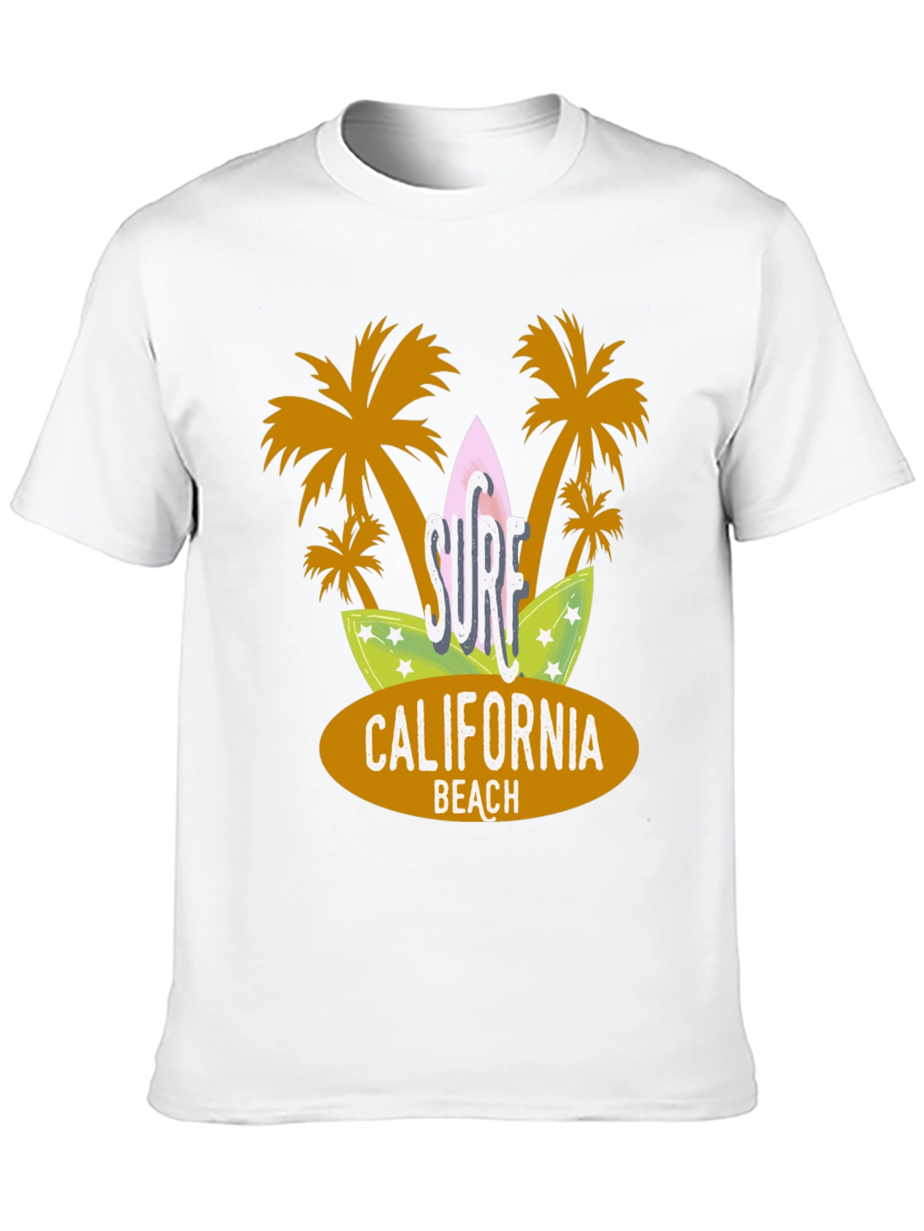 Surf California Beach Graphic Tee