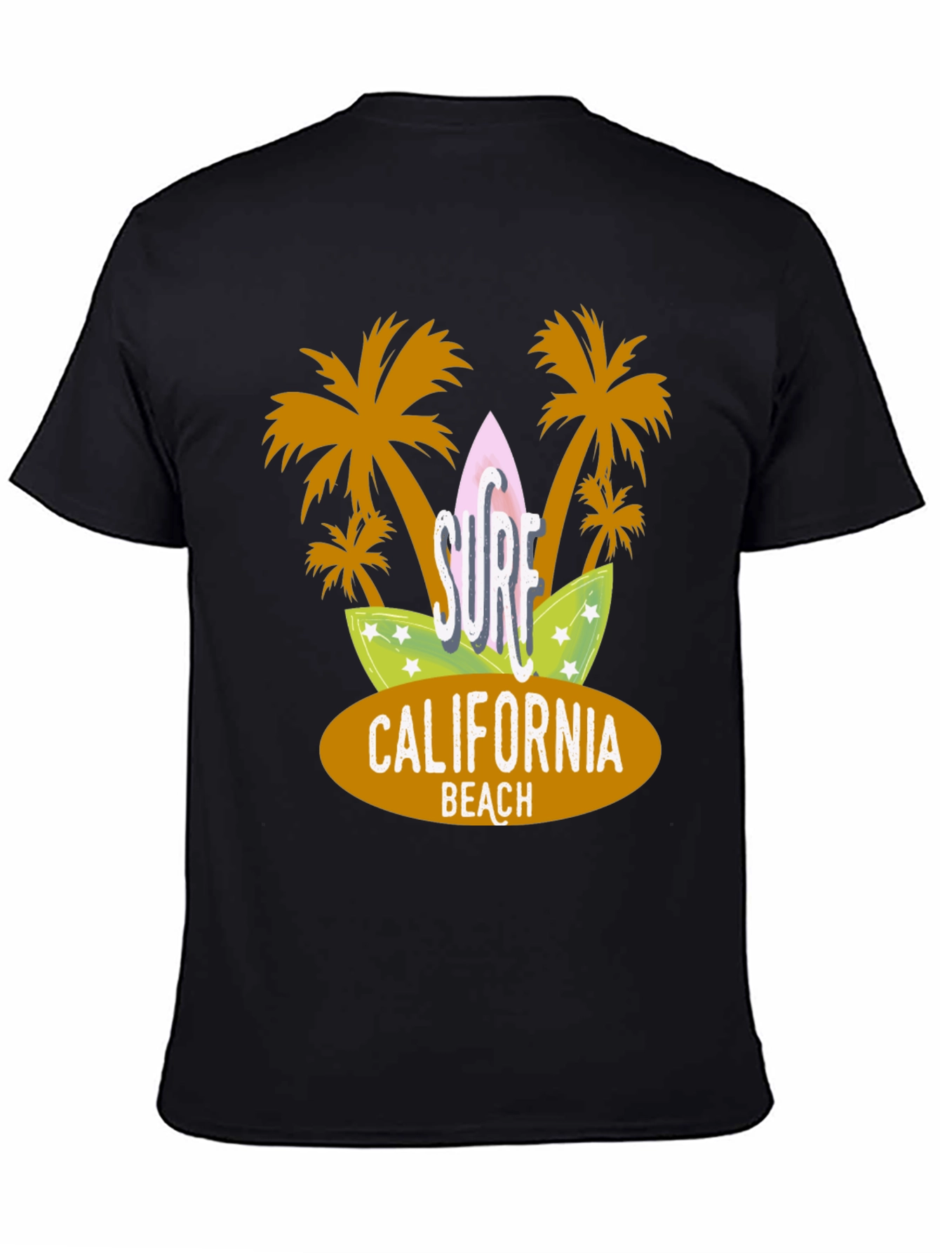 Surf California Beach Graphic Tee