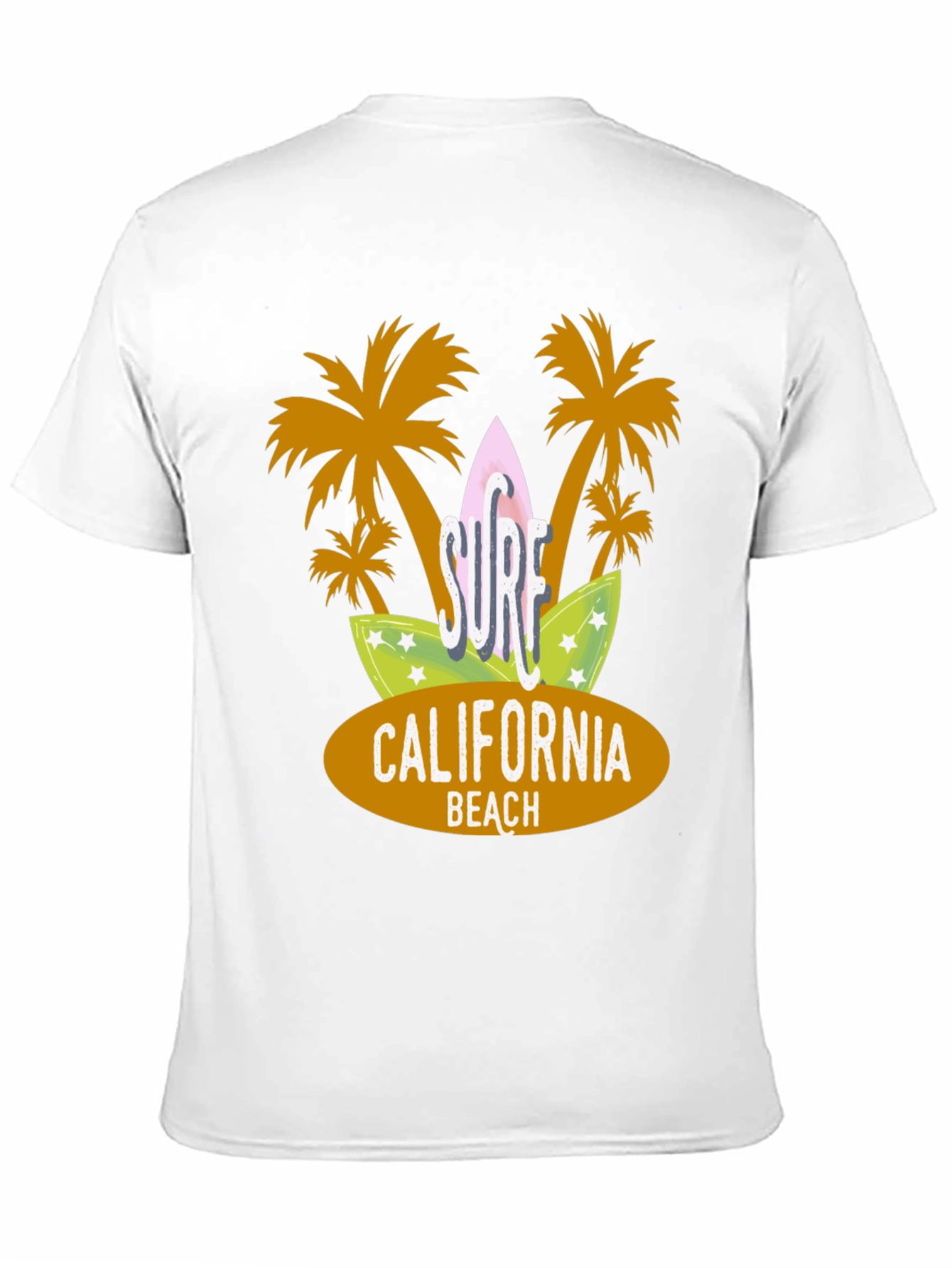 Surf California Beach Graphic Tee