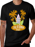 Surf California Beach Graphic Tee