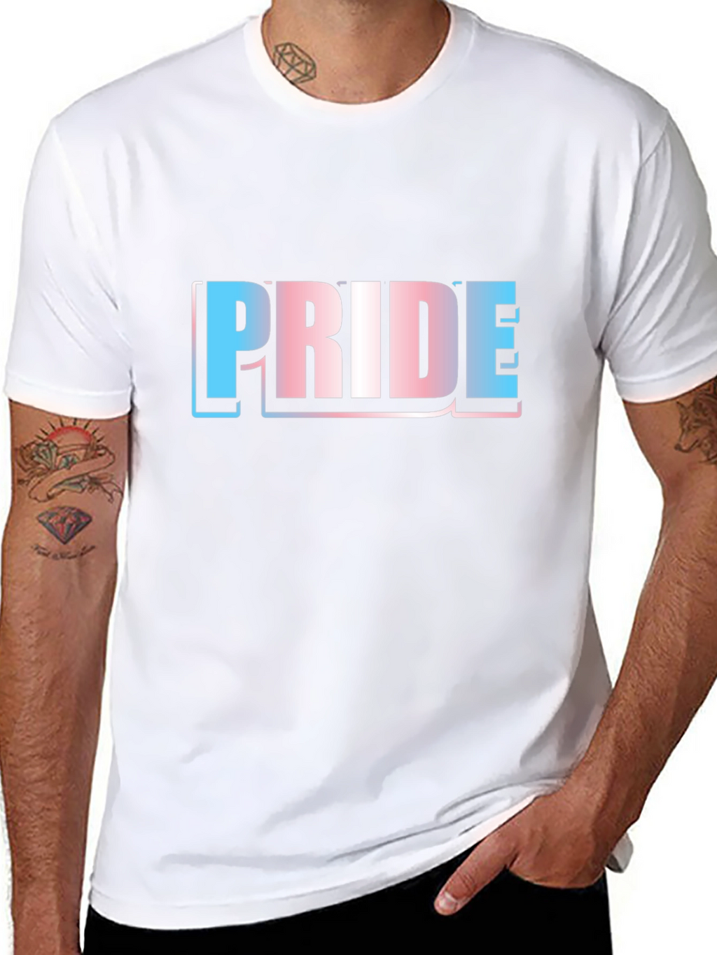 Trans Pride T-Shirt - LGBTQ+ Supporter Apparel