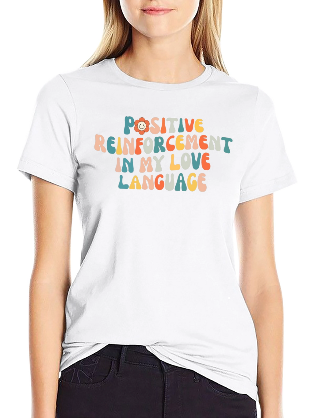 Positive Reinforcement Love Language Black T-Shirt