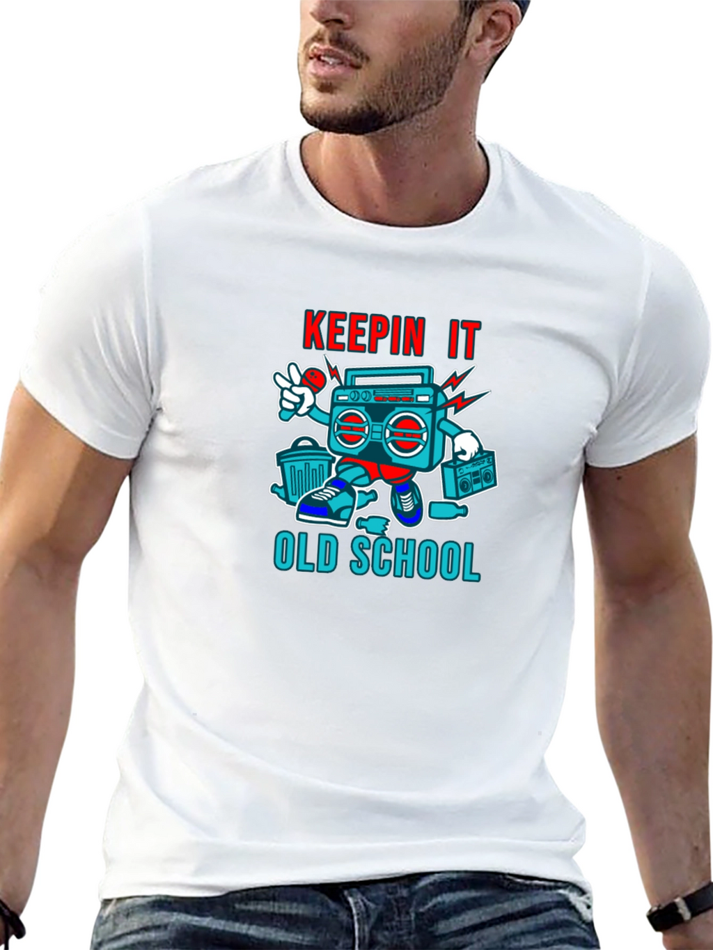 Keepin It Old School Graphic T-Shirt