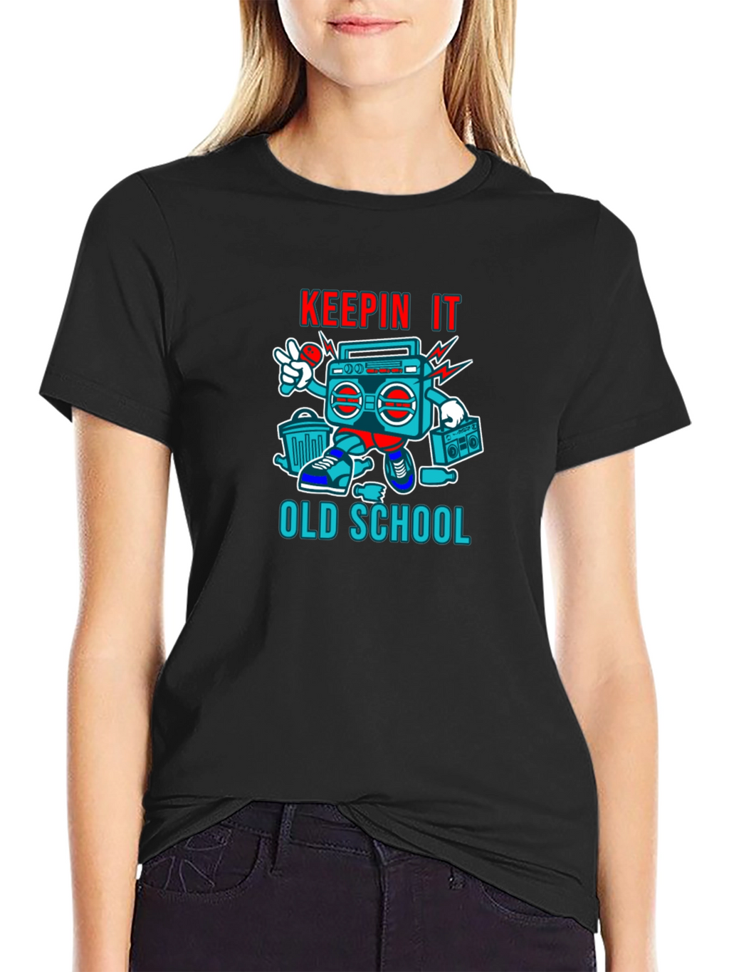 Keepin It Old School Graphic T-Shirt