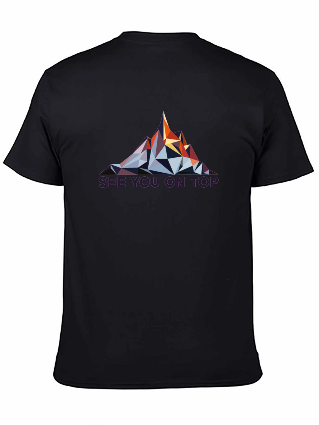 Geometric Mountain Peak T-Shirt