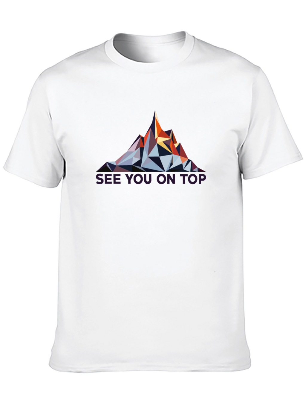 Geometric Mountain Peak T-Shirt