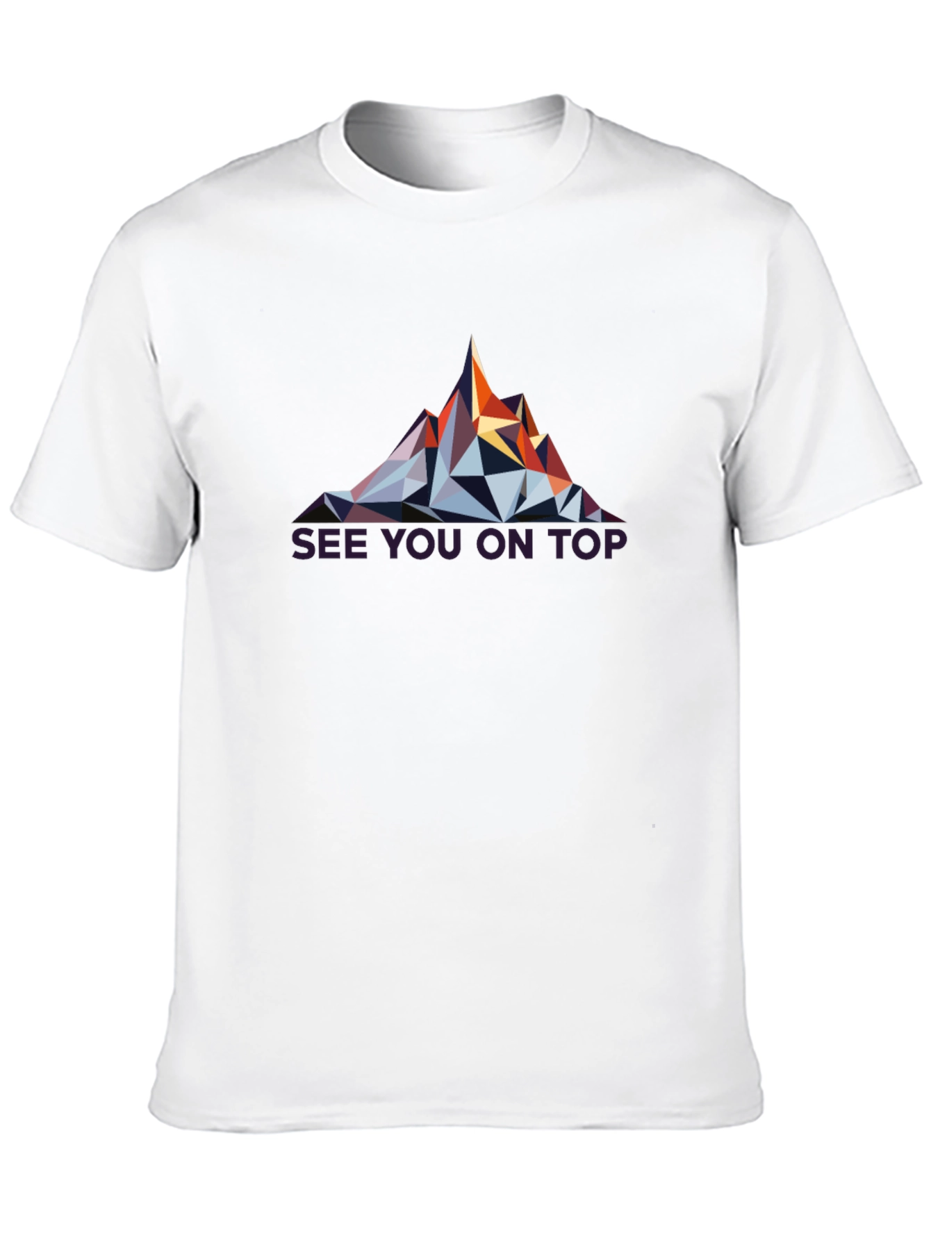 Geometric Mountain Peak T-Shirt