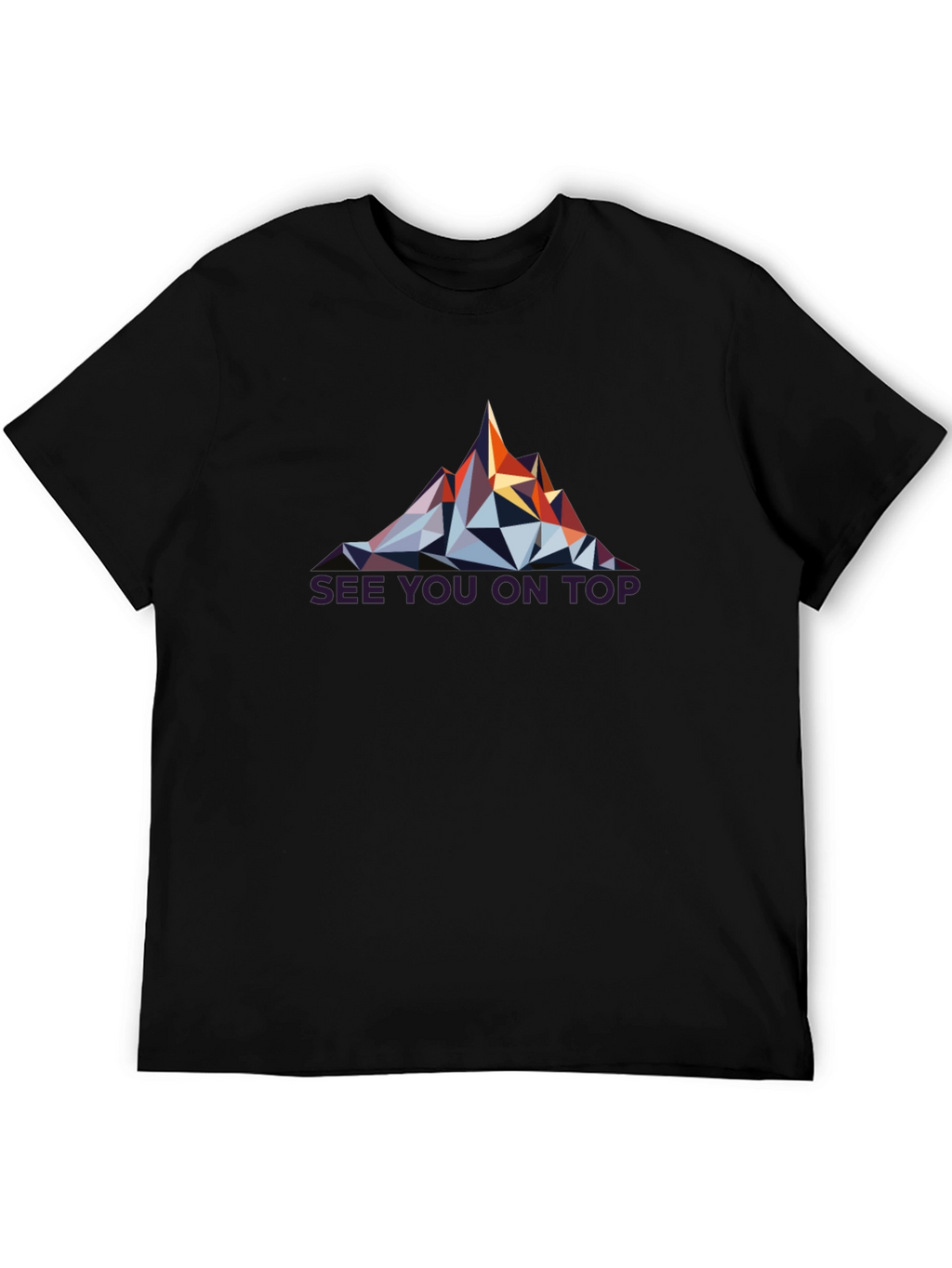 Geometric Mountain Peak T-Shirt
