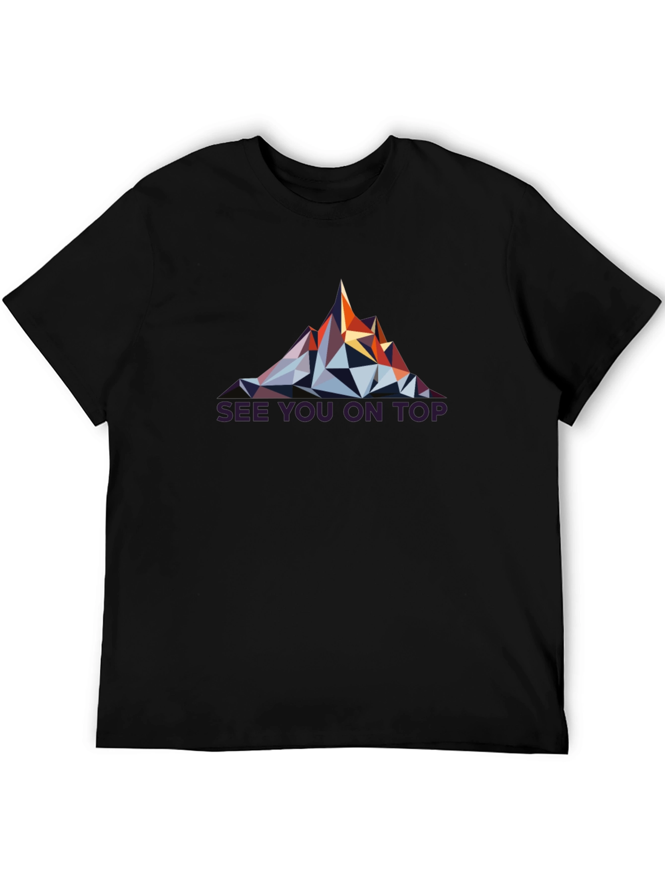 Geometric Mountain Peak T-Shirt