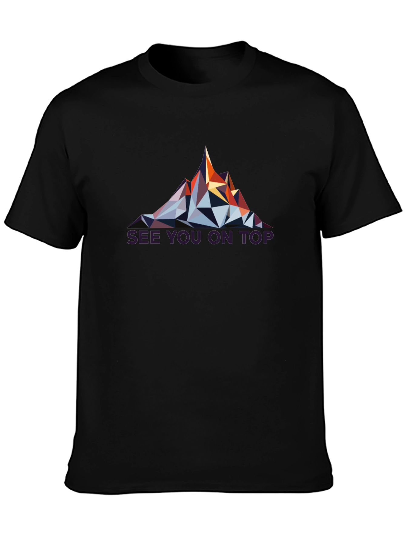 Geometric Mountain Peak T-Shirt