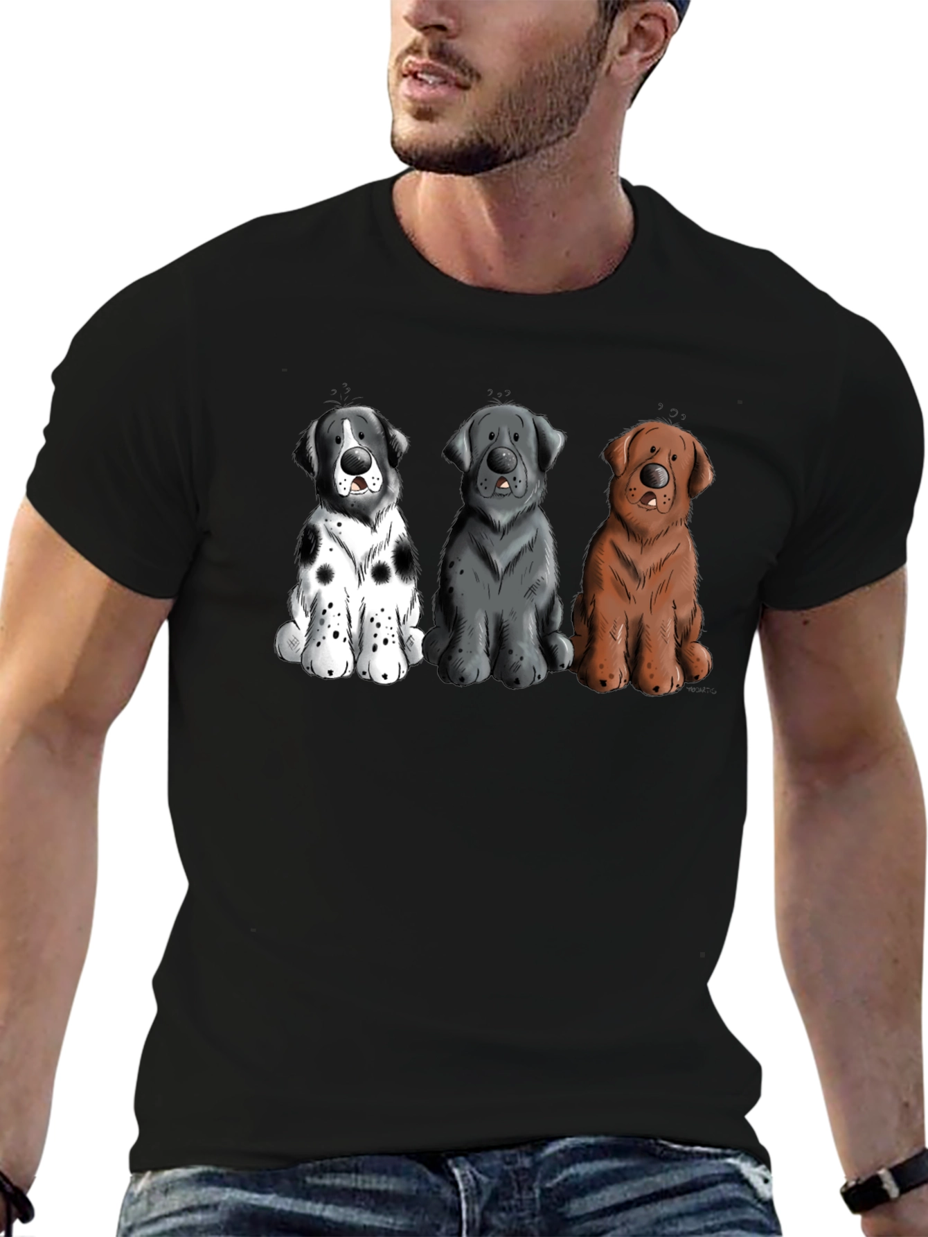 Dog Breed Cartoon T-Shirt