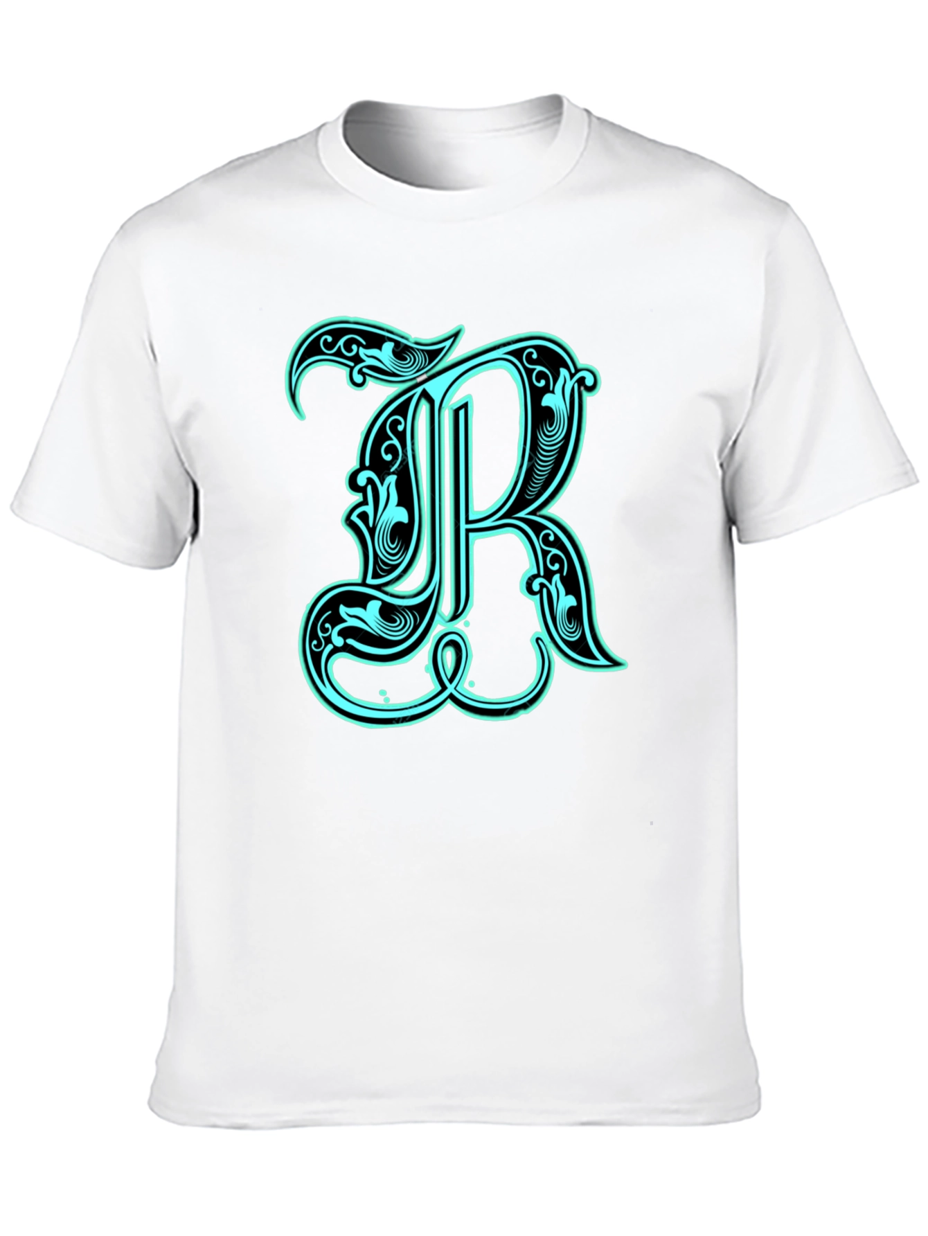 Letter R Graphic Tee - Stylish and Unique