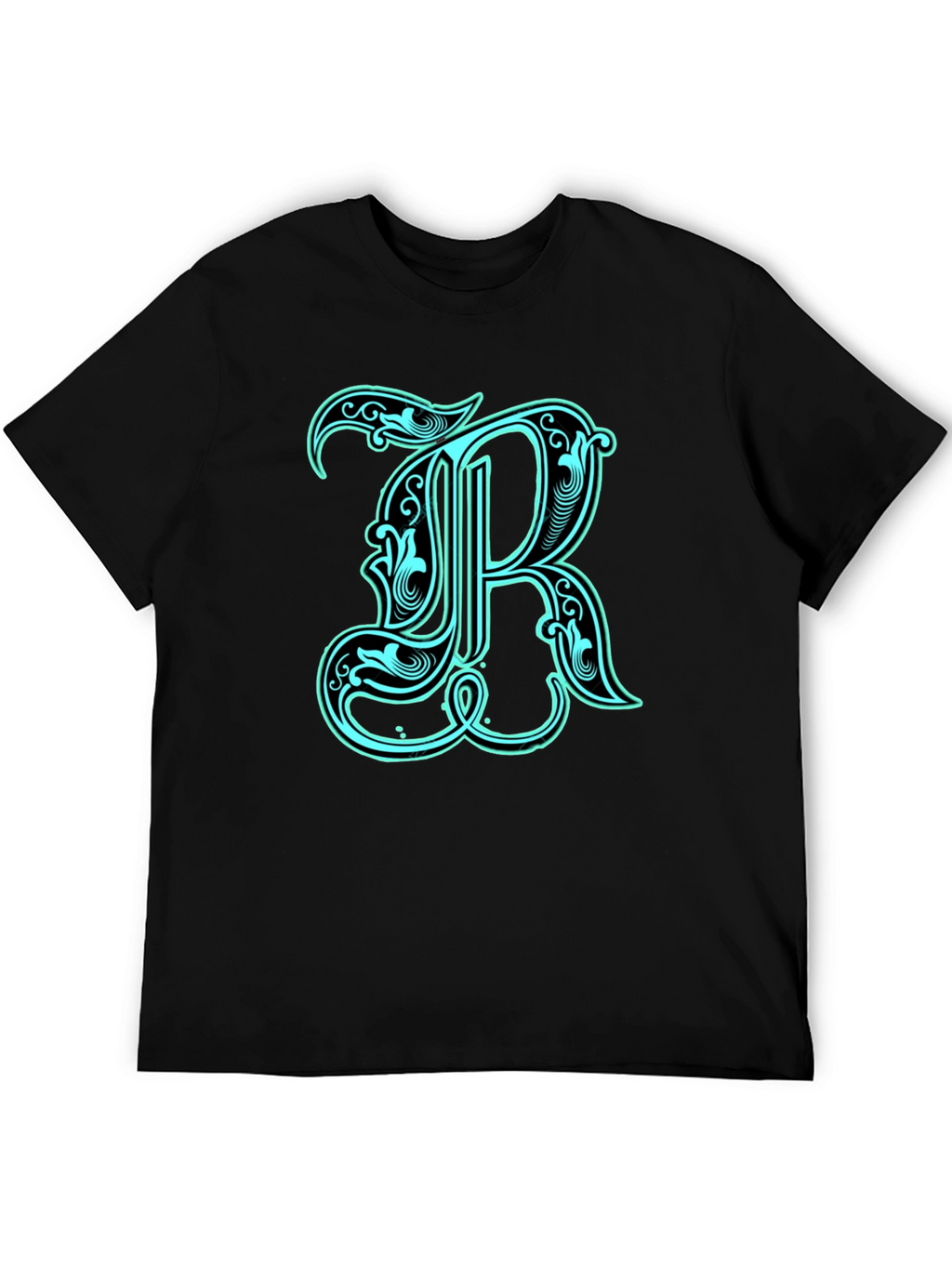 Letter R Graphic Tee - Stylish and Unique