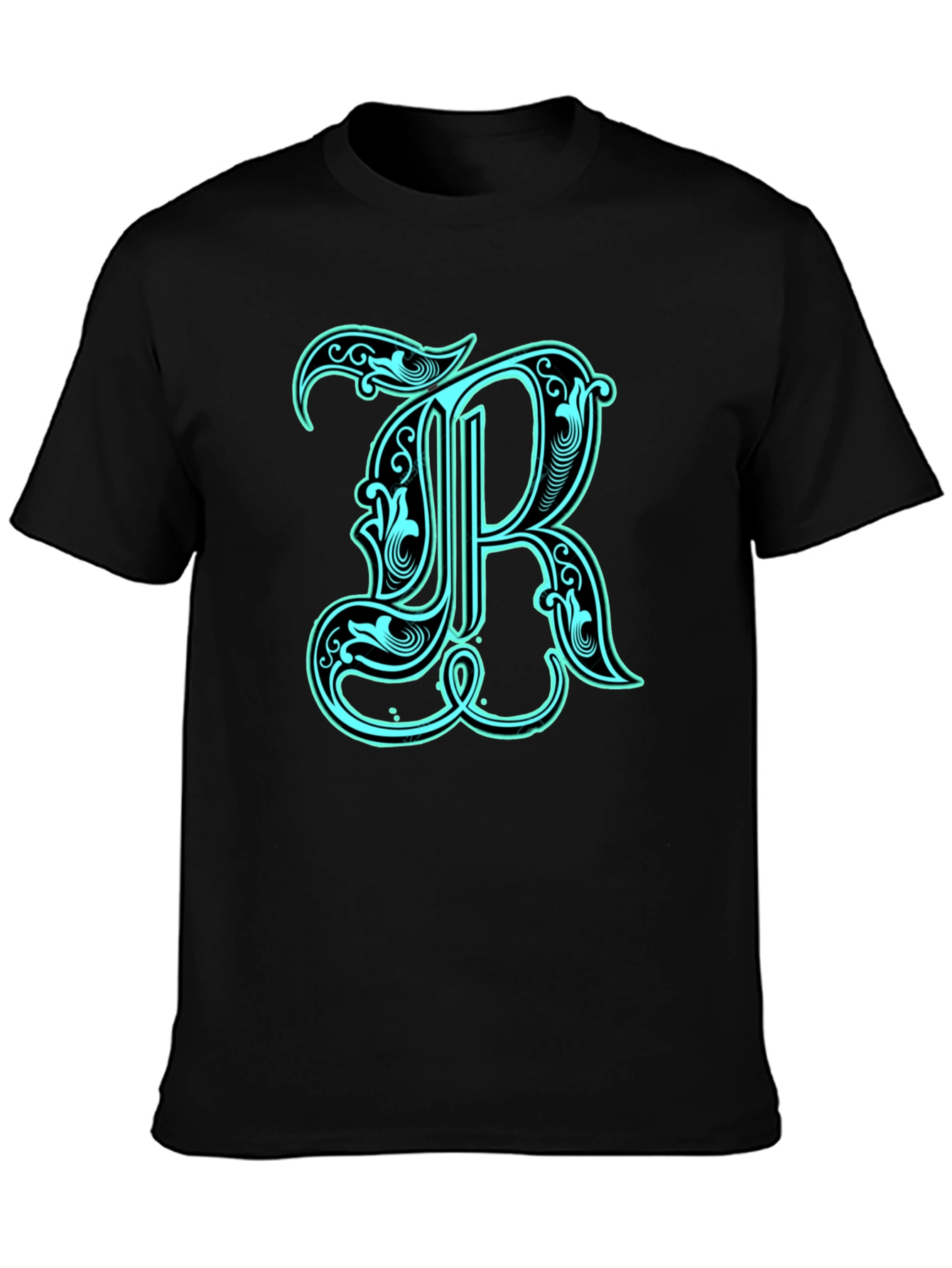 Letter R Graphic Tee - Stylish and Unique