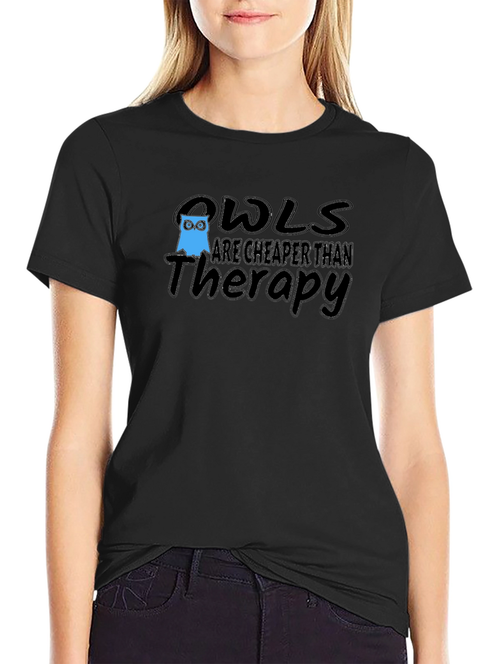 Owls are Cheaper Than Therapy T-Shirt