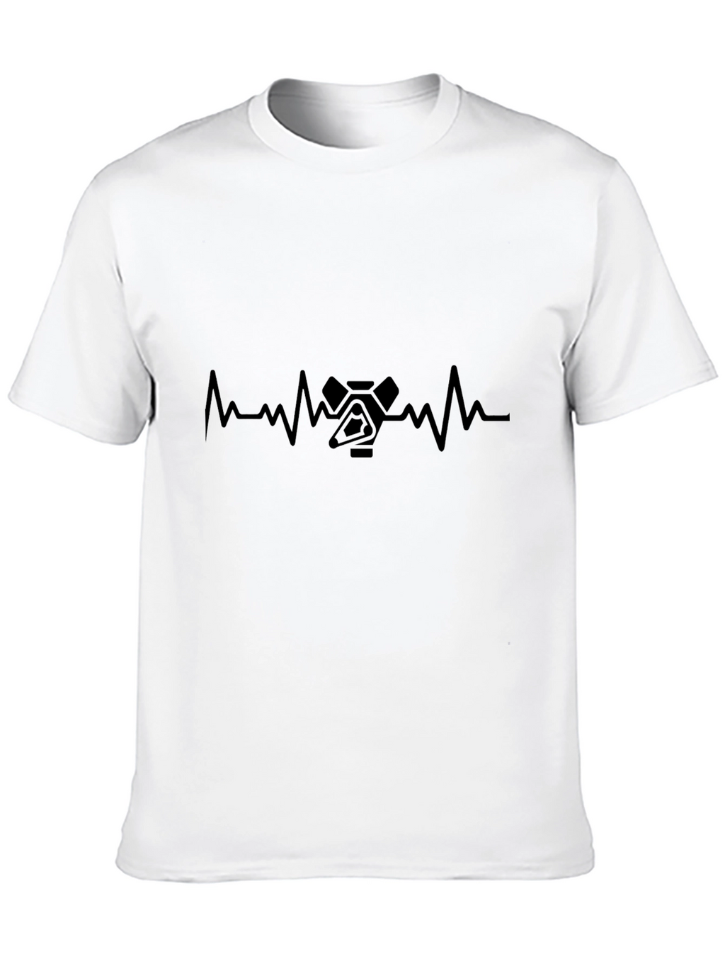 Heartbeat Robot T-Shirt - Cool Graphic Tee